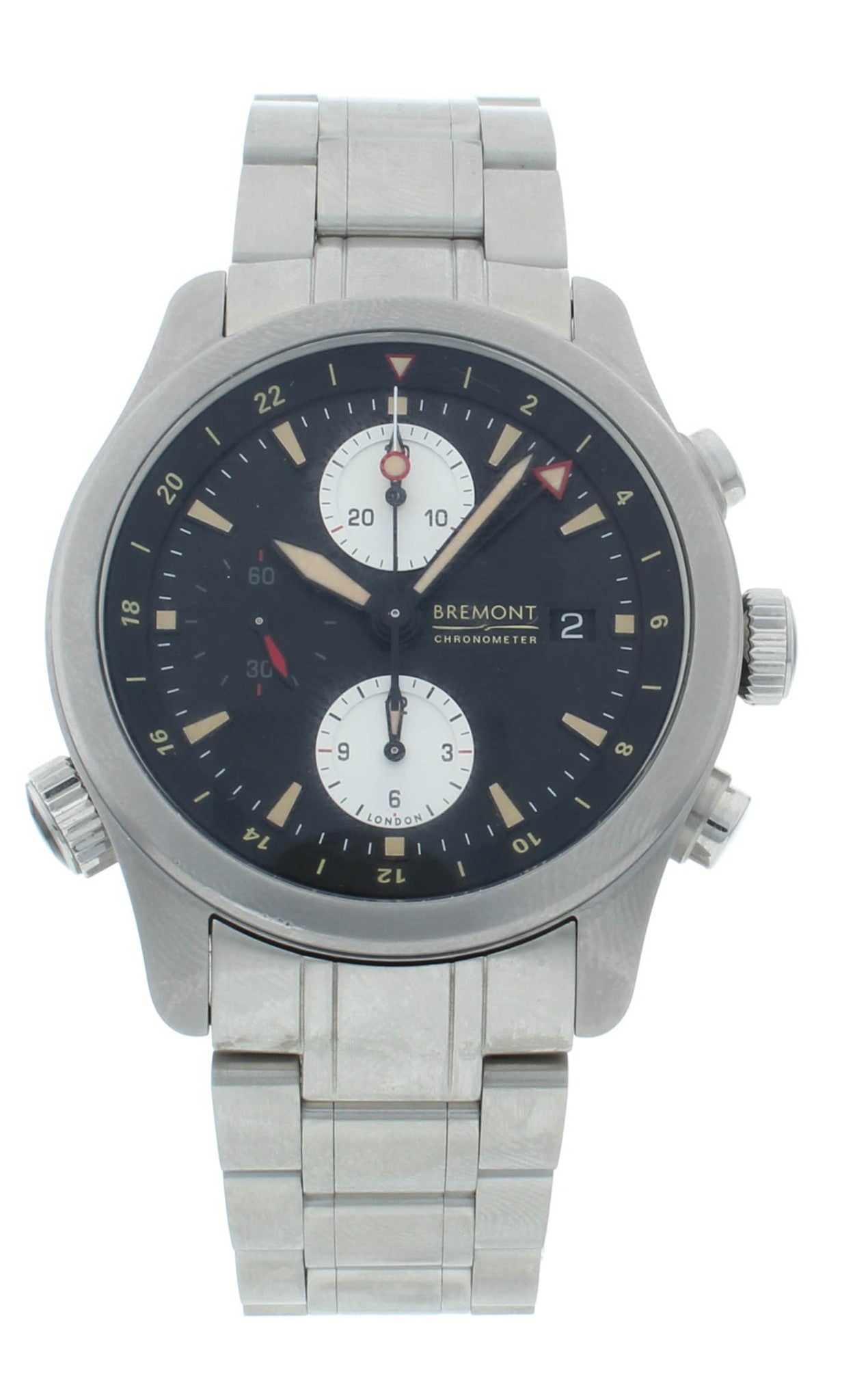 Bremont ALT 1 Zulu 43mm Automatic Black Dial Chronograph Men's Watch ALT1-ZT-51