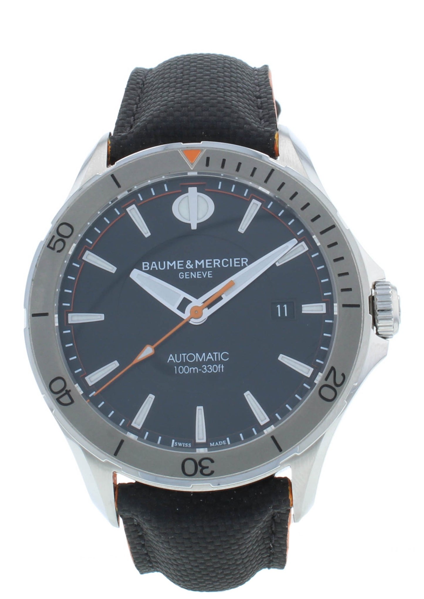 Baume & Mercier Clifton Club Black Dial 42mm Automatic Men's Watch M0A10338