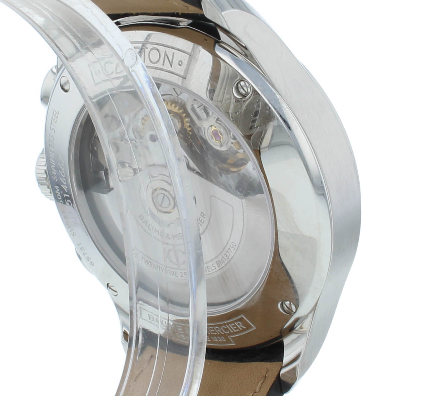 Baume & Mercier Clifton 43mm Chrono Silver Dial Automatic Men's Watch M0A10123
