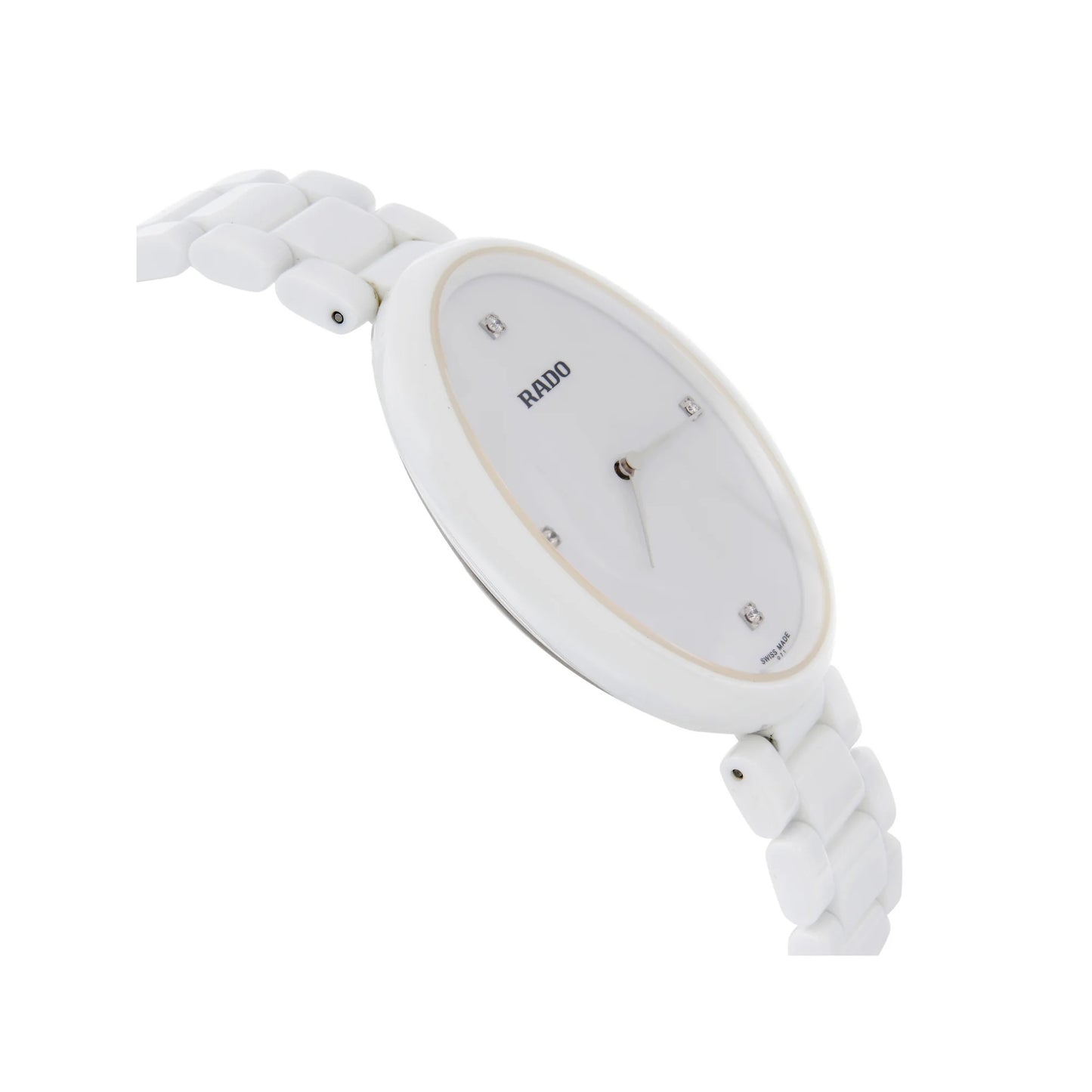 Rado Esenza Touch 33mm Quartz White Diamond Dial Ceramic Ladies Watch R53092712