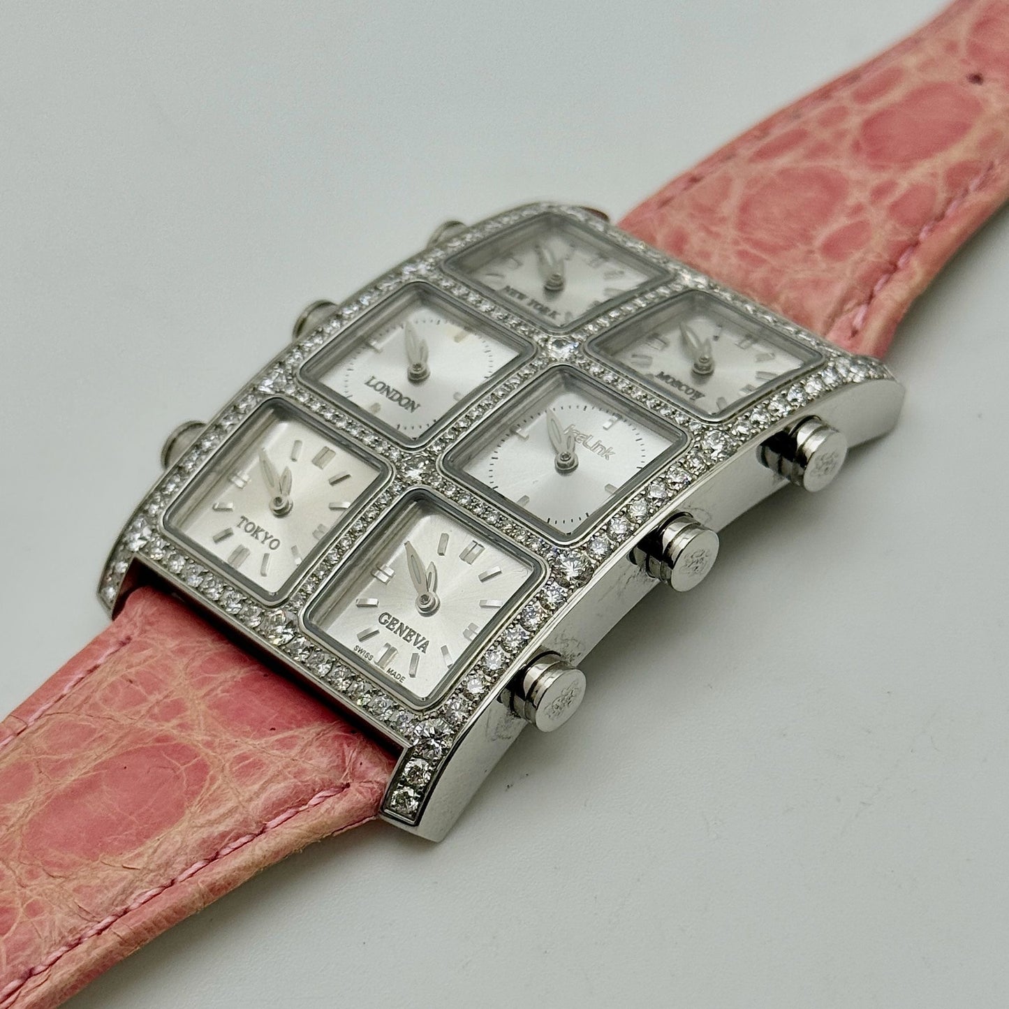 IceLink Senator Six Time Zone 33X45mm Quartz Unisex Watch 1SML1SMA