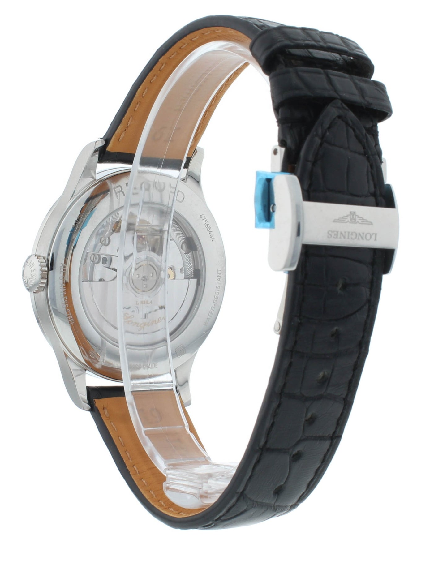 Longines Record 38.5mm Automatic Chronometer Blue Dial Men's Watch L2.820.4.96.2