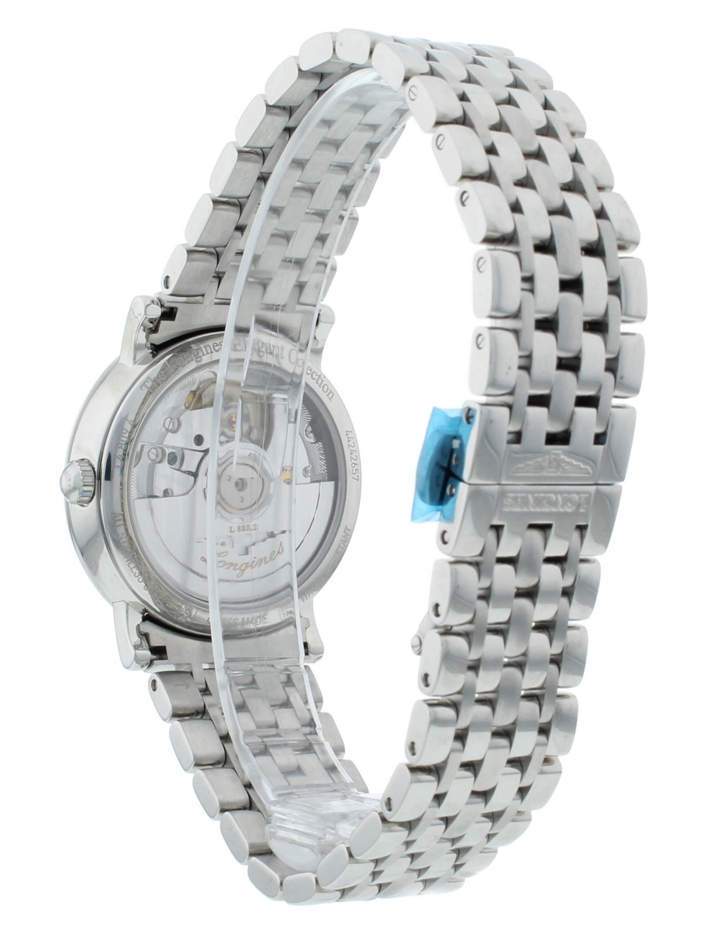 Longines Elegant 34.5mm Automatic Gray Dial Ladies Watch L4.809.4.72.6