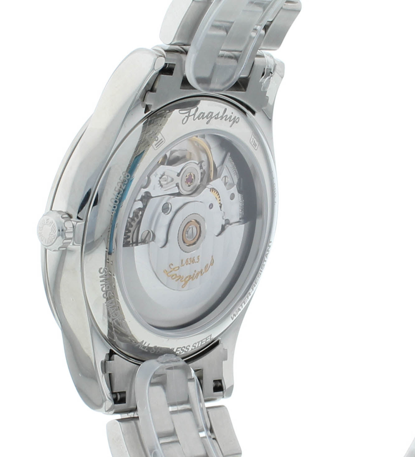 Longines Flagship 38.5mm Automatic Day Date White Dial Men's Watch L4.899.4.12.6