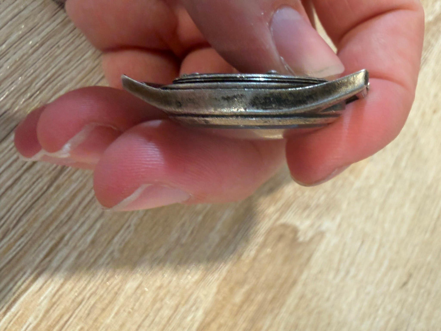 Defective Regnal Watch Swiss Made Vintage 29mm Manual Silver Dial Ladies Watch