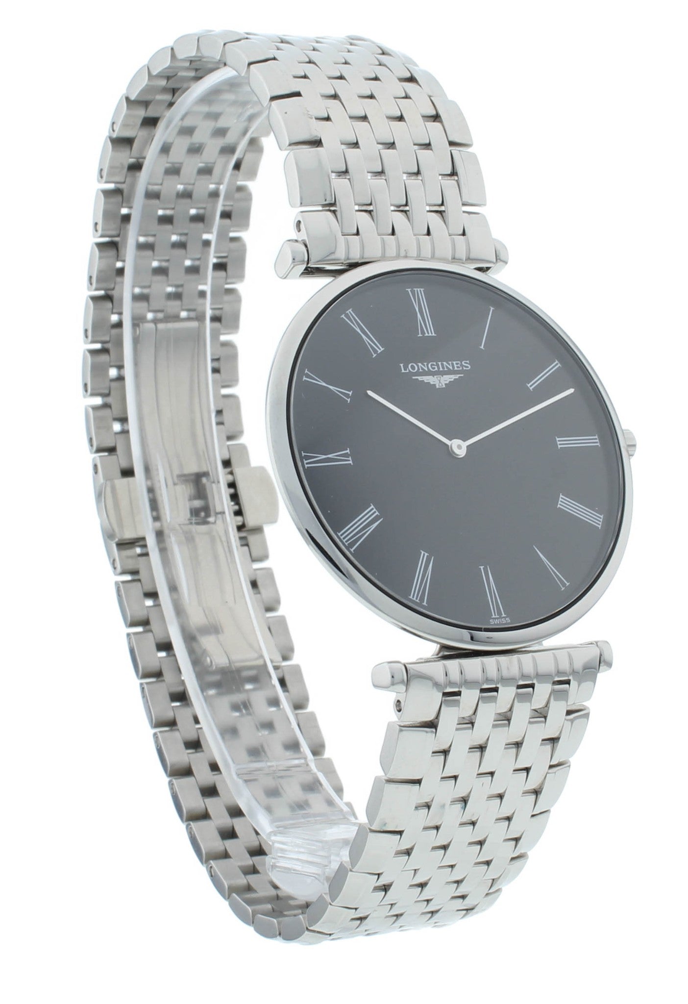 Longines La Grande Classique Black Dial Quartz 37mm Men's Watch L4.766.4.51.6