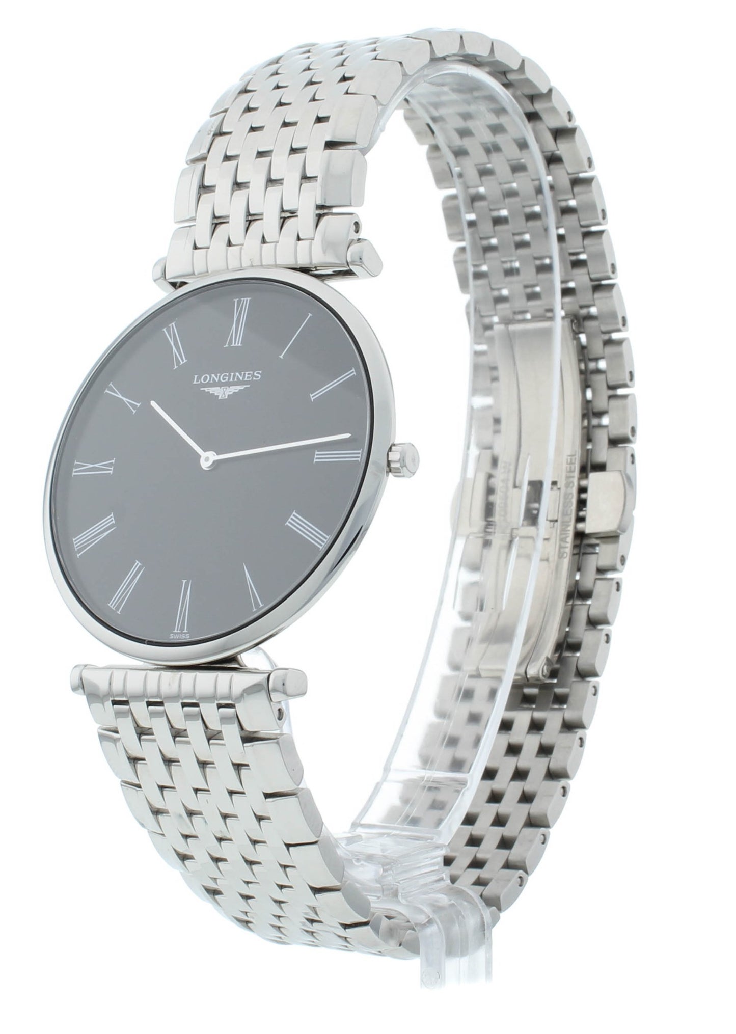 Longines La Grande Classique Black Dial Quartz 37mm Men's Watch L4.766.4.51.6