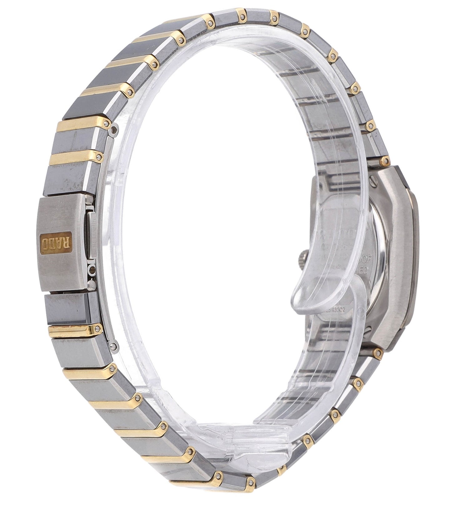 Rado Anatom 19mm Black Diamond Dial Quartz Two-Tone Ladies Watch R10368751