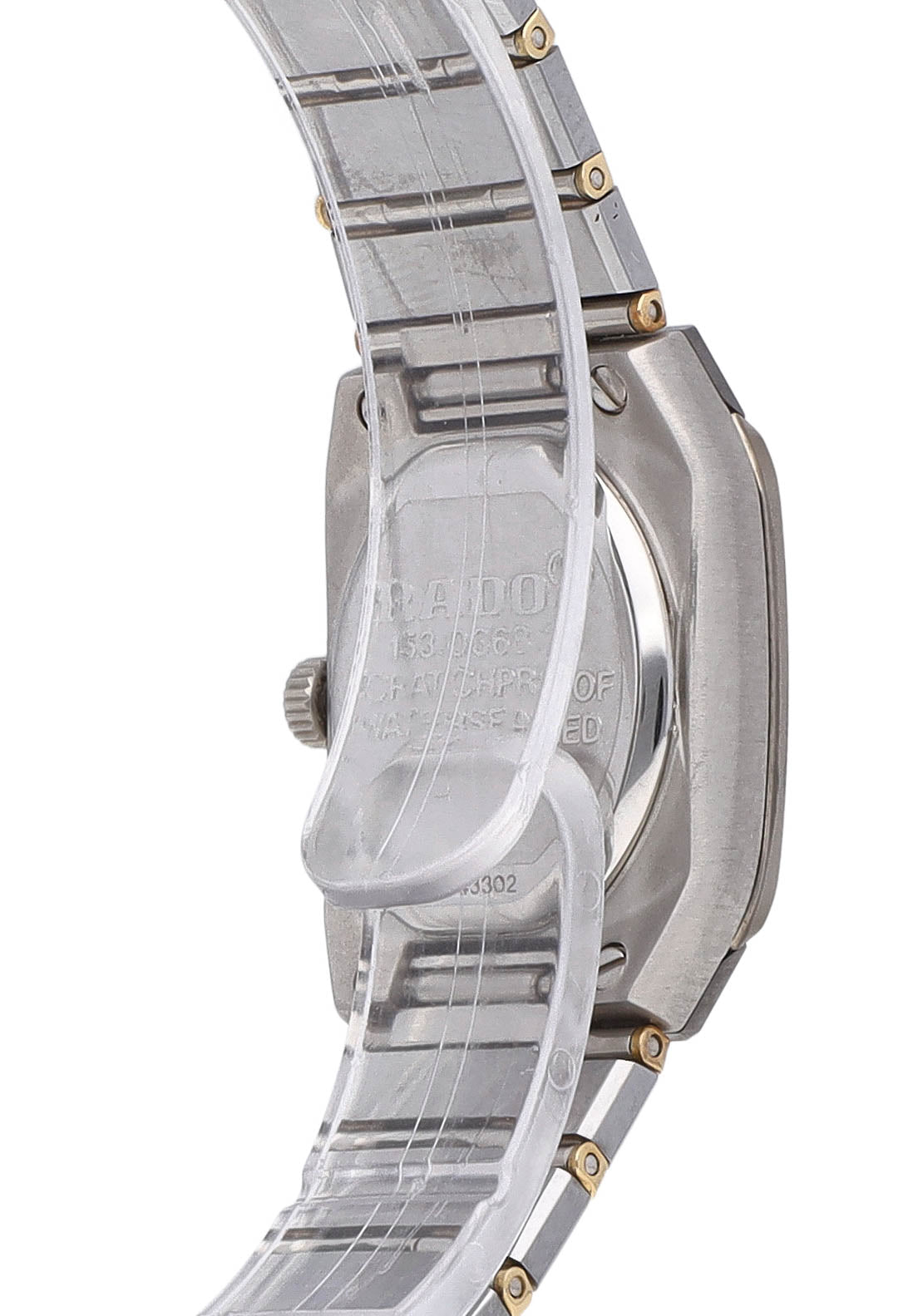 Rado Anatom 19mm Black Diamond Dial Quartz Two-Tone Ladies Watch R10368751