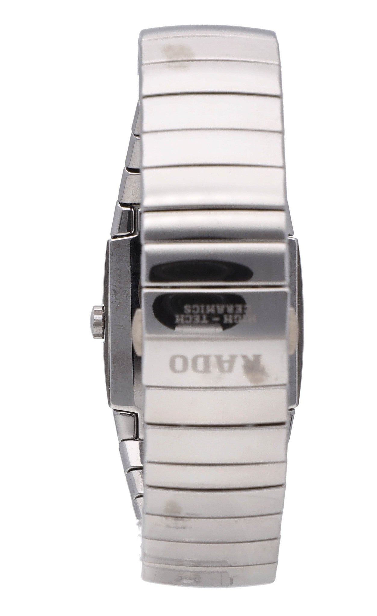 Rado Sintra Jubile Silver Dial 32mm Square Men's Quartz Ceramic Watch R13720102
