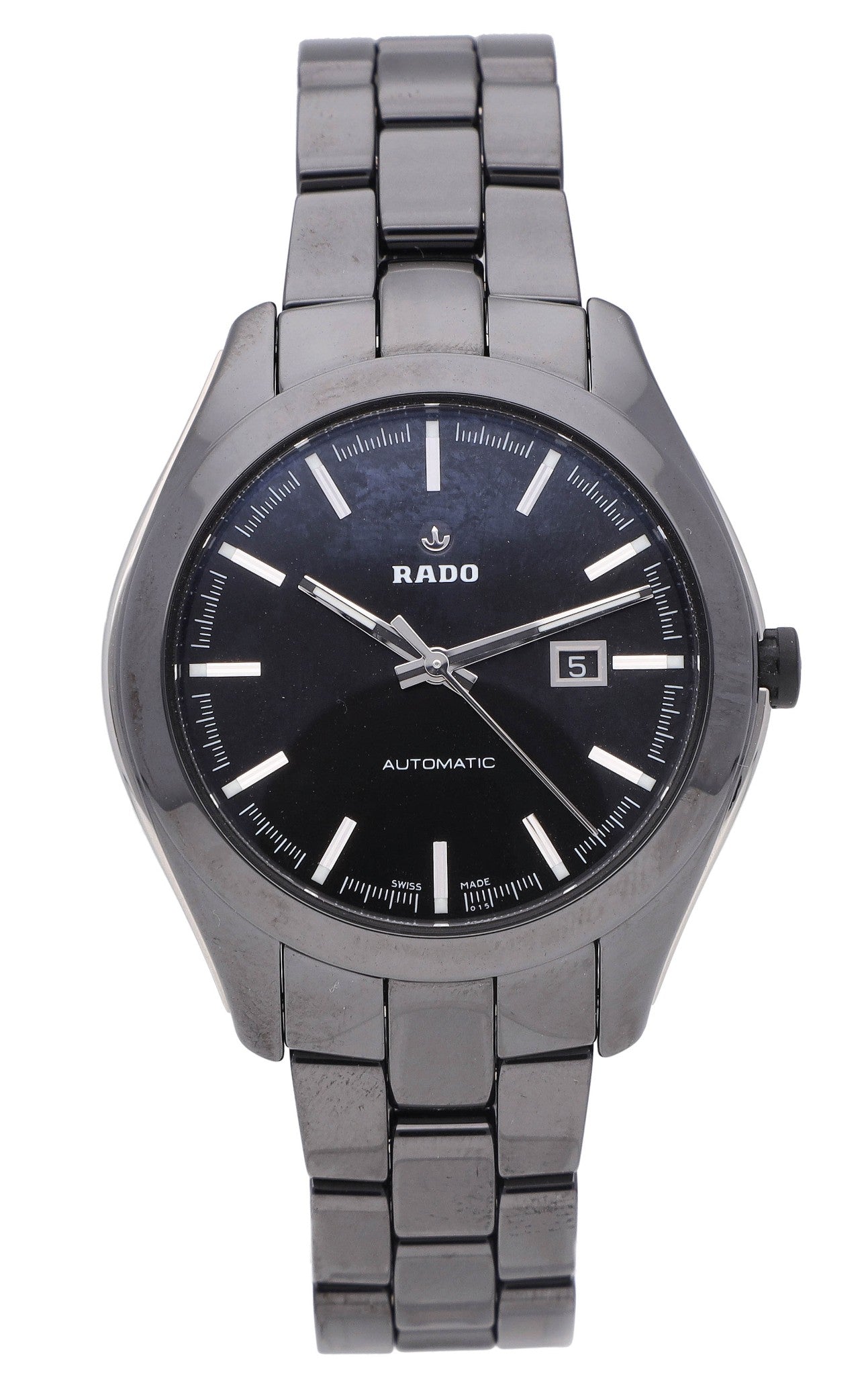Rado HyperChrome 36mm Automatic Black Dial Ceramic Ladies Watch R32260152