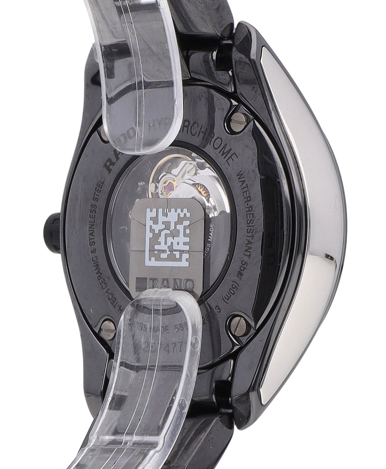 Rado HyperChrome 36mm Auto Black Diamond Dial Ceramic Ladies Watch R32260702