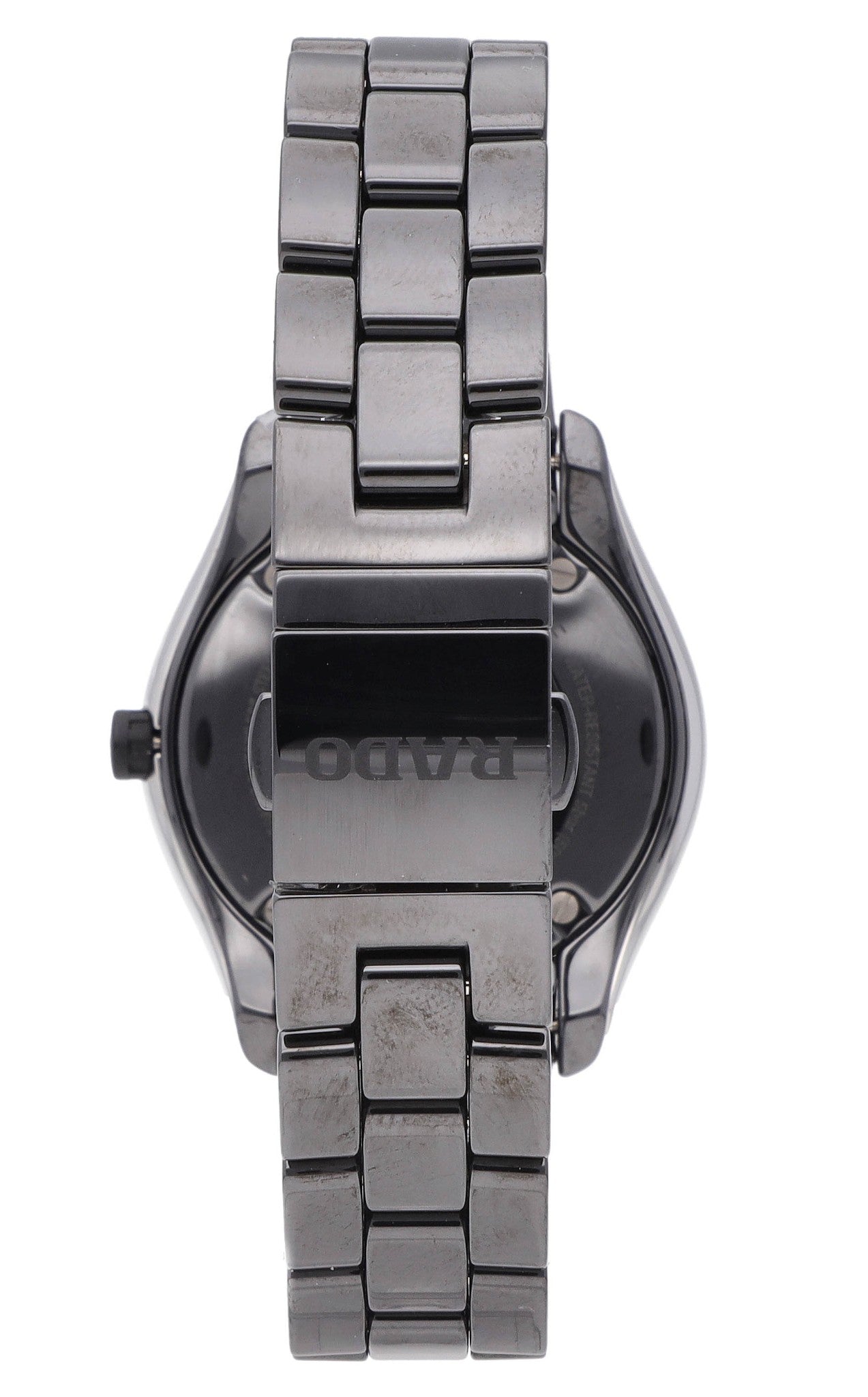 Rado HyperChrome 36mm Auto Black Diamond Dial Ceramic Ladies Watch R32260702