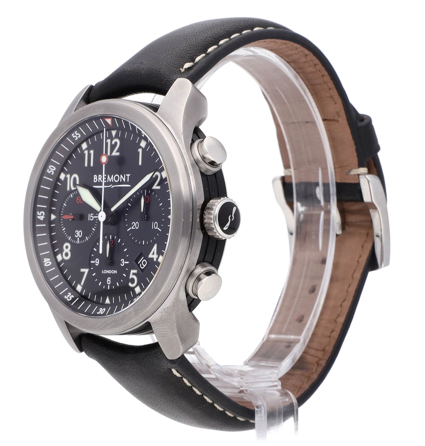 Pre-Owned Bremont ALT1-P2 Chrono Black Dial 43mm Auto Men’s Watch ALT1-P2-BK-R-S