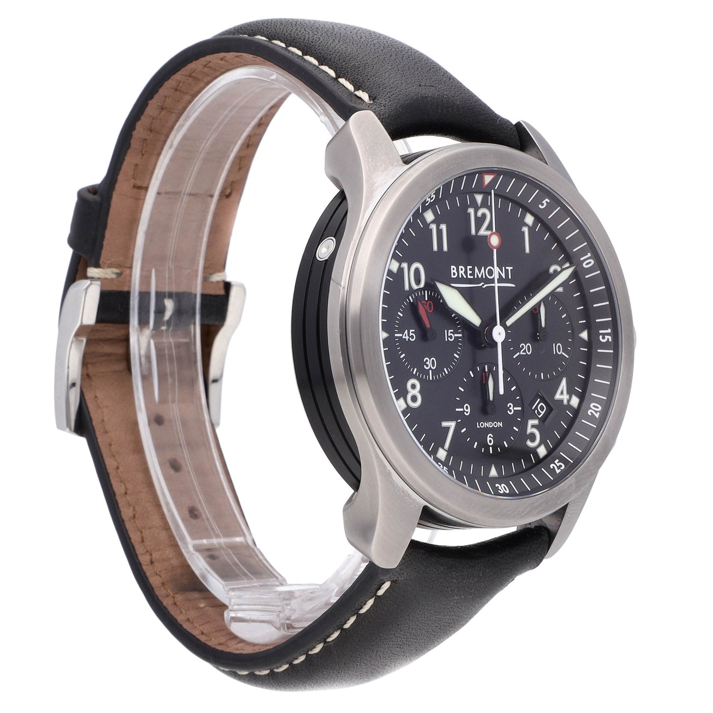 Pre-Owned Bremont ALT1-P2 Chrono Black Dial 43mm Auto Men’s Watch ALT1-P2-BK-R-S