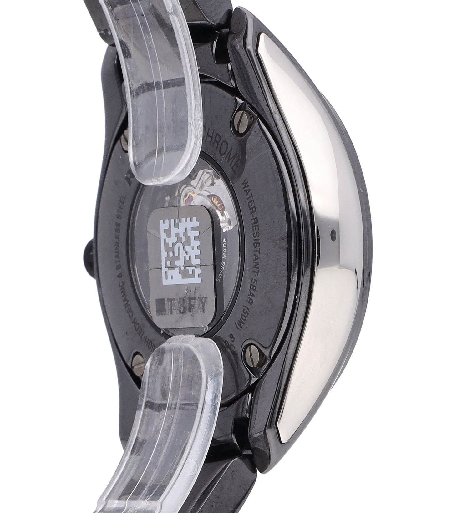 Rado HyperChrome 36mm Automatic Black Dial Ceramic Ladies Watch R32260152