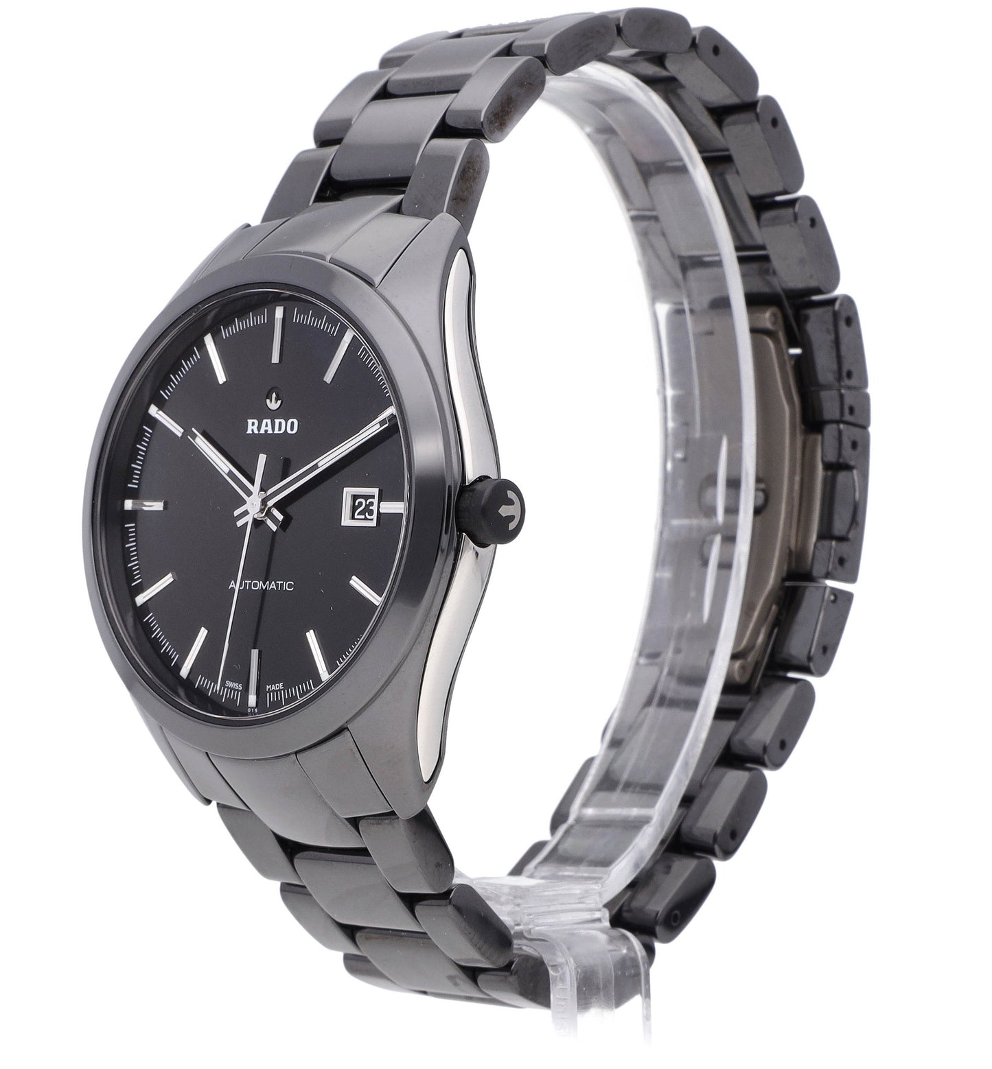 Rado HyperChrome XL 42mm Automatic Black Dial Ceramic Men's Watch R32265152