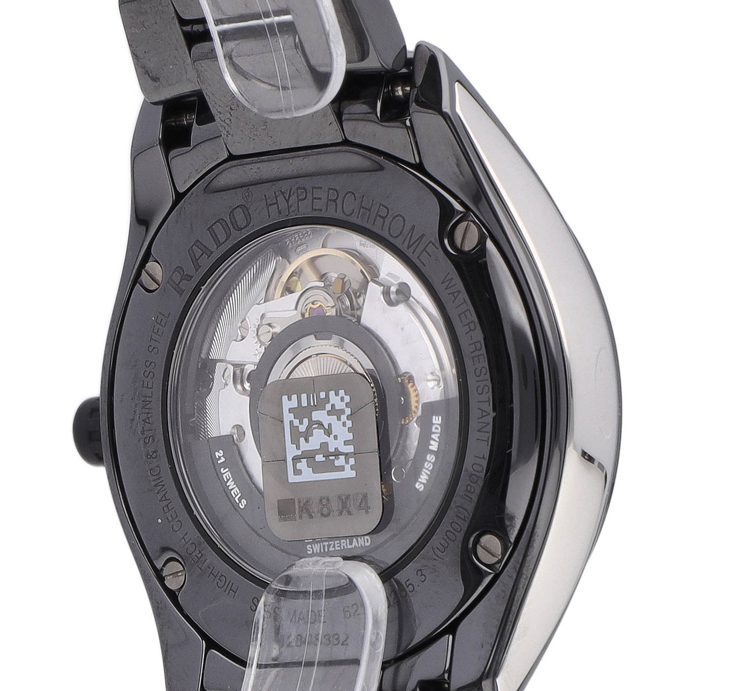 Rado HyperChrome XL 42mm Automatic Black Dial Ceramic Men's Watch R32265152