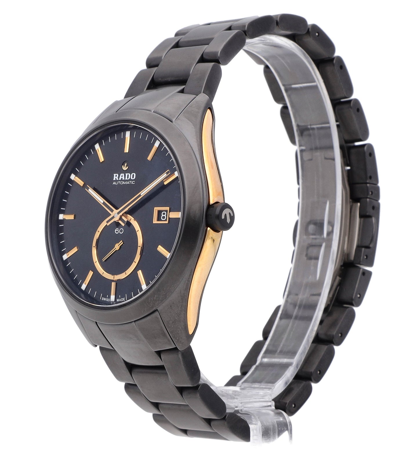 Rado Hyperchrome XL 42mm Automatic Ceramic Black Dial Ladies Watch R32023152
