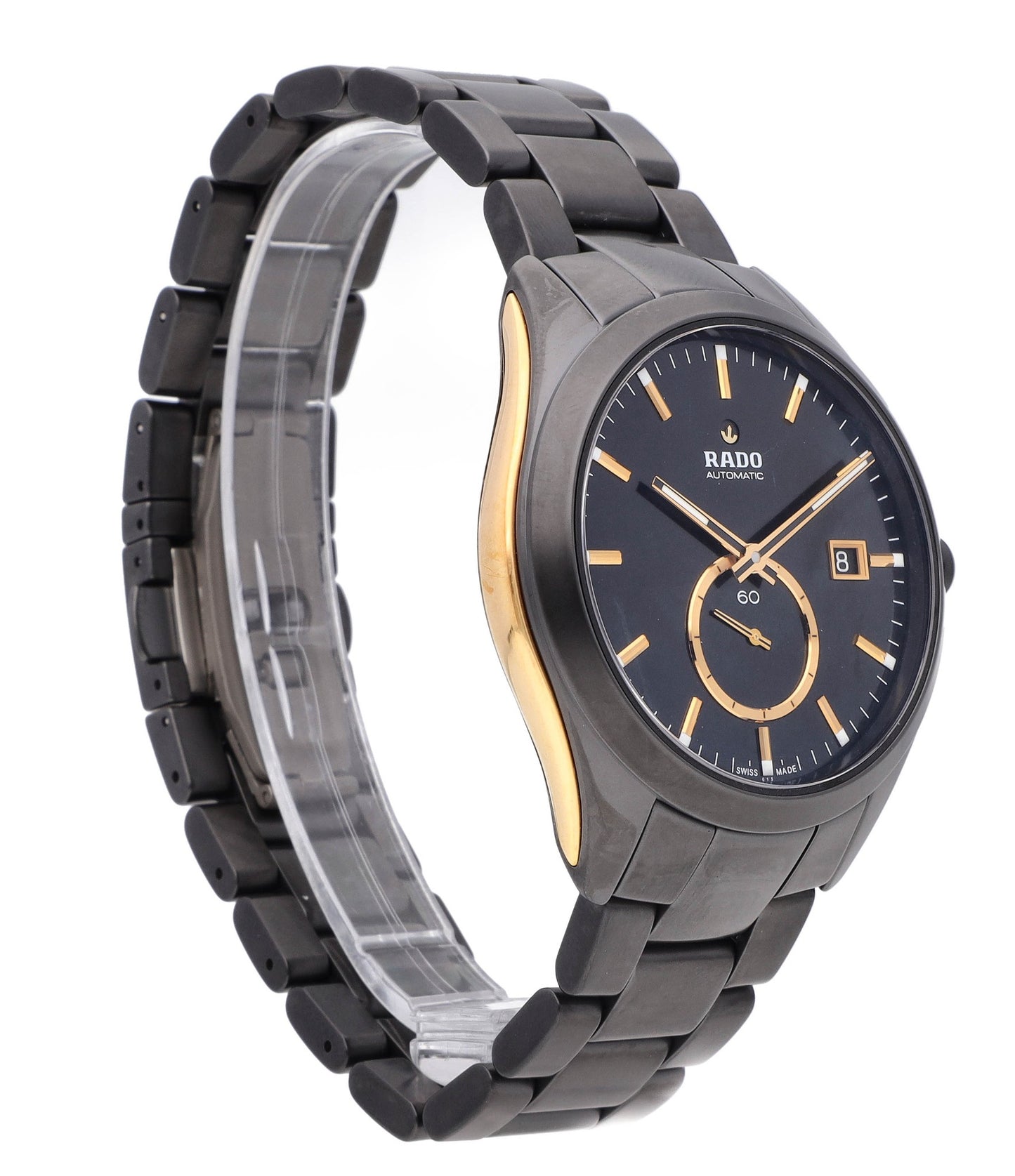 Rado Hyperchrome XL 42mm Automatic Ceramic Black Dial Ladies Watch R32023152