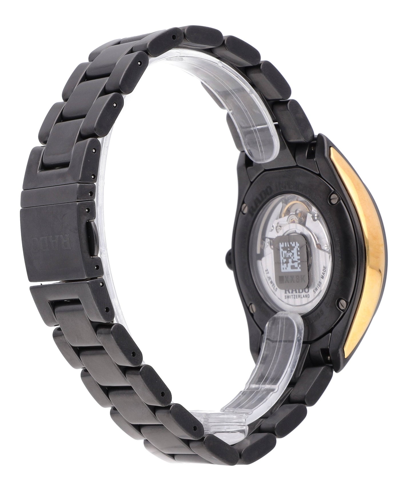 Rado Hyperchrome XL 42mm Automatic Ceramic Black Dial Ladies Watch R32023152