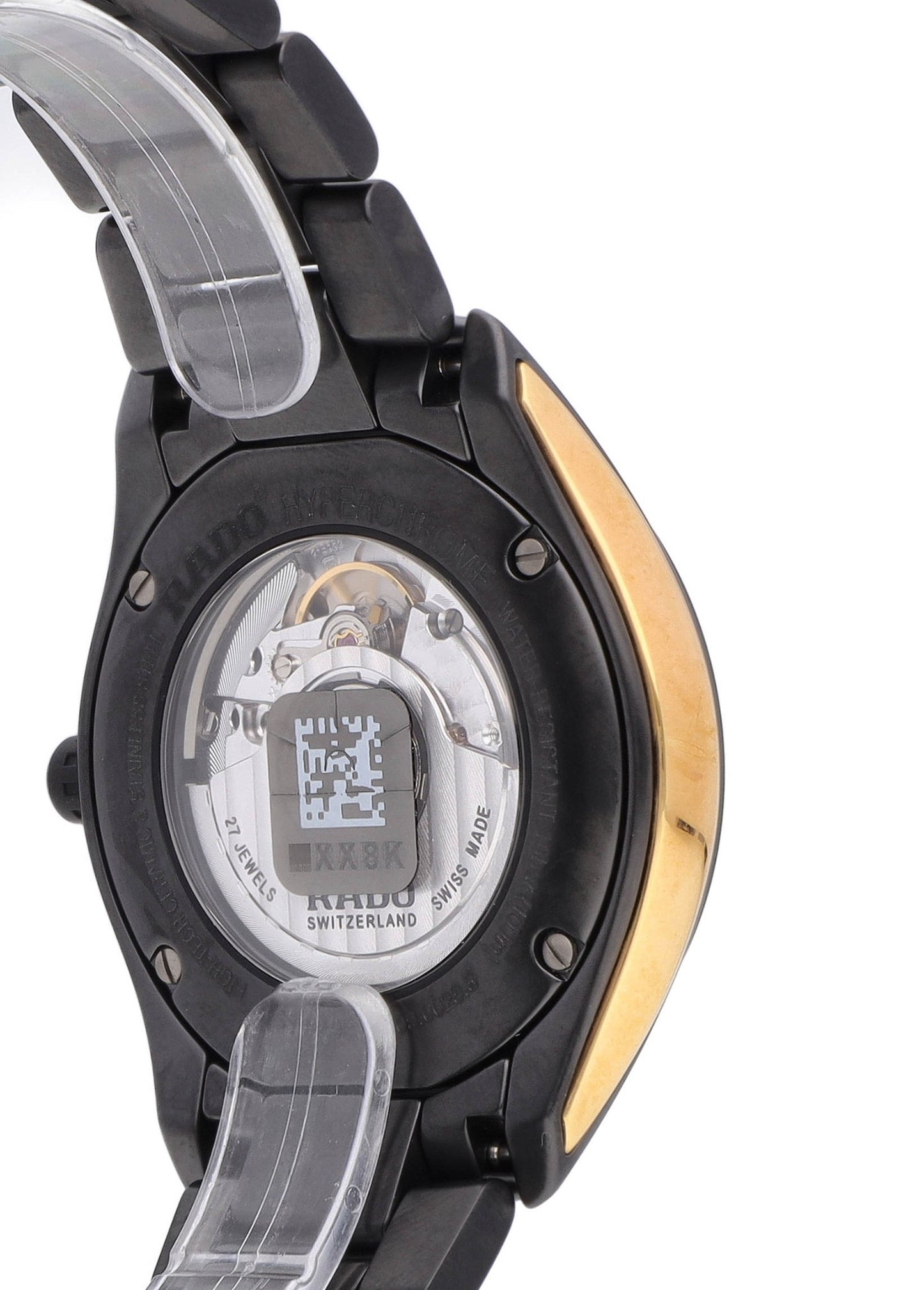 Rado Hyperchrome XL 42mm Automatic Ceramic Black Dial Ladies Watch R32023152
