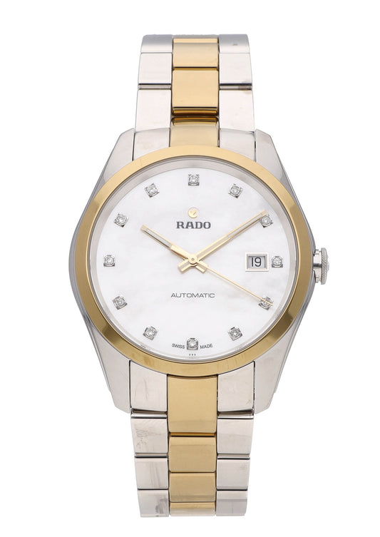 Rado Hyperchrome 38.7mm Auto Two-Tone White Diamond Dial Men's Watch R32979902
