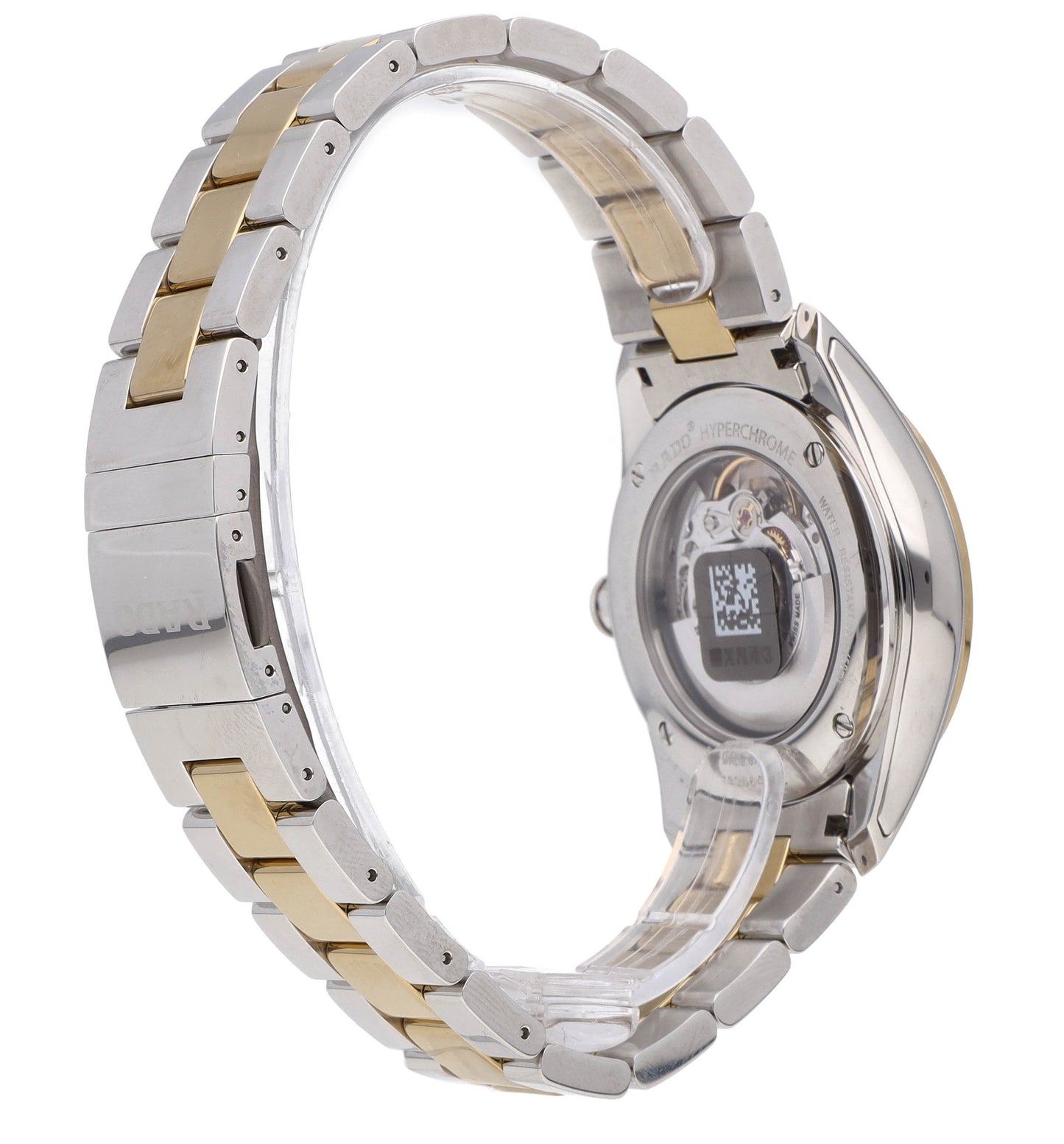 Rado Hyperchrome 38.7mm Auto Two-Tone White Diamond Dial Men's Watch R32979902