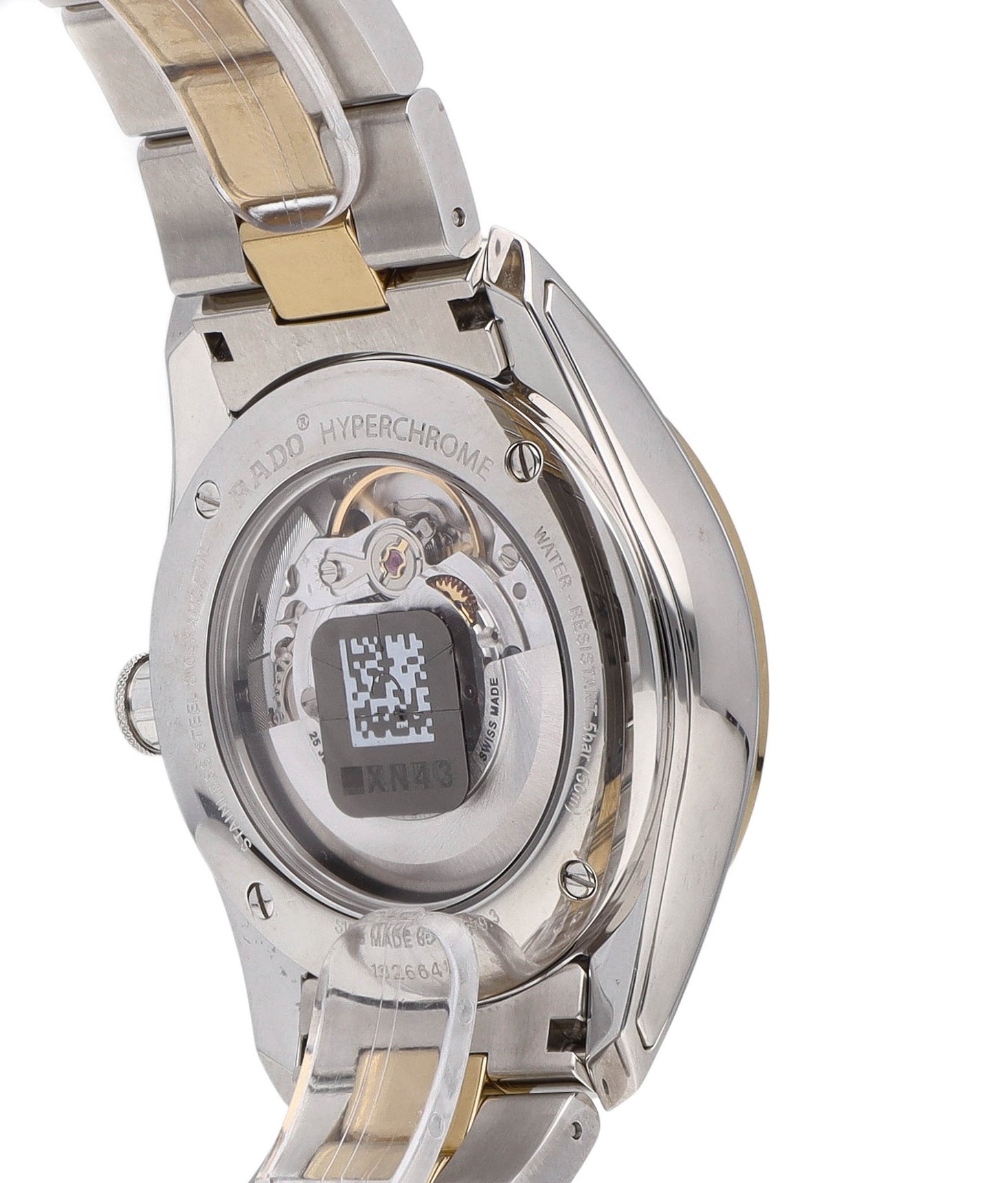 Rado Hyperchrome 38.7mm Auto Two-Tone White Diamond Dial Men's Watch R32979902