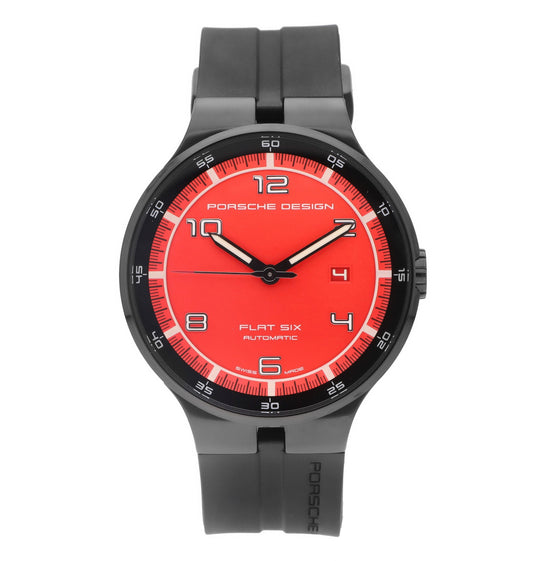 Porsche Design Flat Six 44mm Red Dial Automatic Men’s Watch P.635043741254