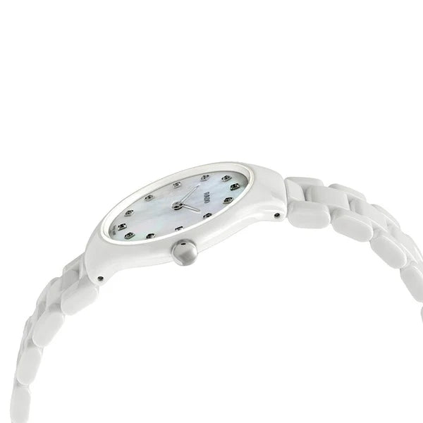 Rado True Thinline 30mm Quartz White MOP Diamond Dial Ladies Watch R27958912