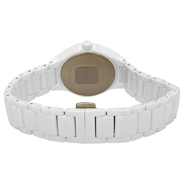 Rado True 30mm Ceramic White Dial Quartz Ladies Watch R27061012