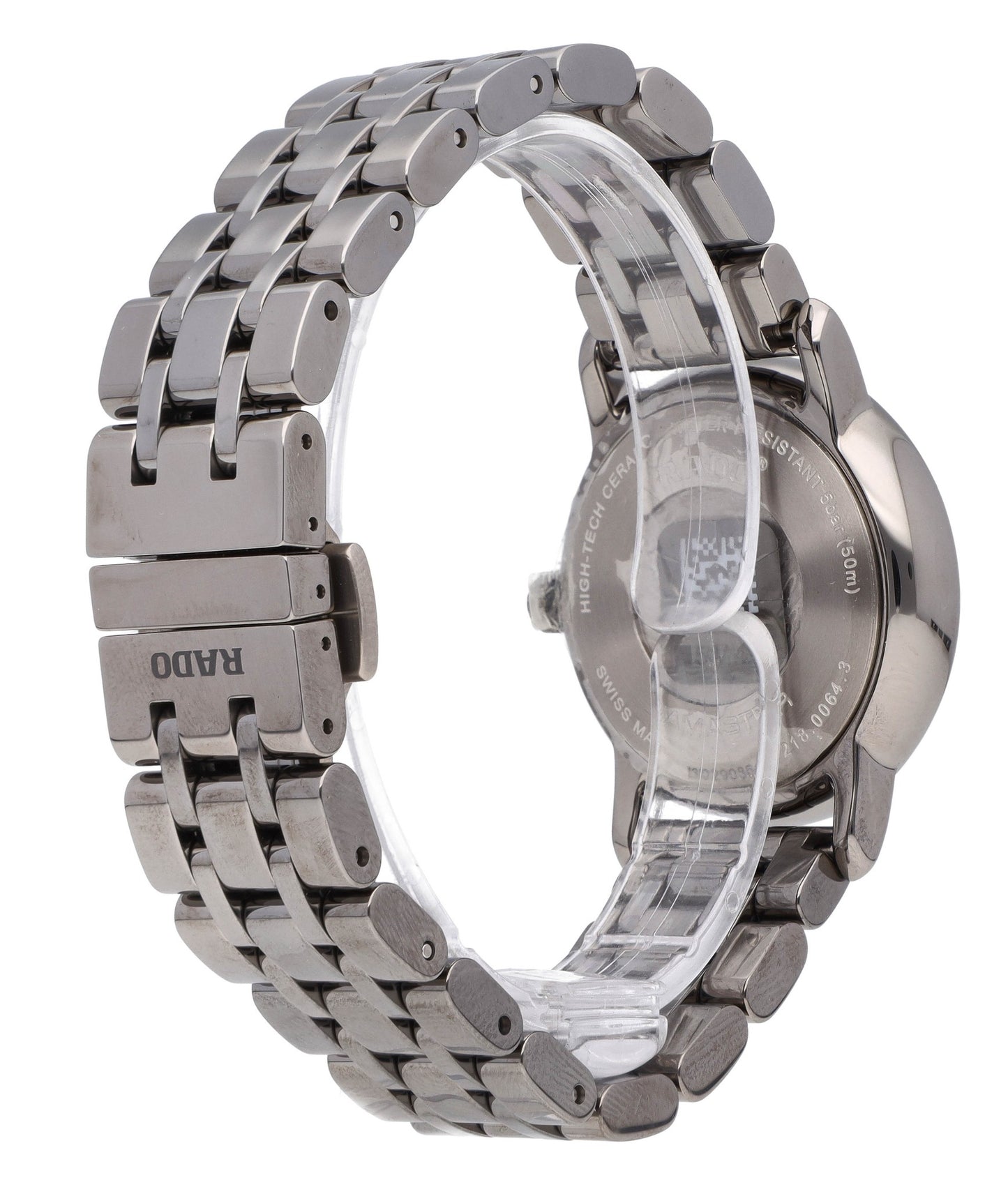 Rado DiaMaster Quartz 33mm Ceramic Black Dial Ladies Watch R14063182