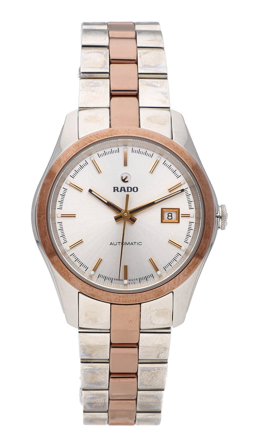 Rado Hyperchrome 30.6mm Automatic Two-tone Silver Dial Ladies Watch R32087102