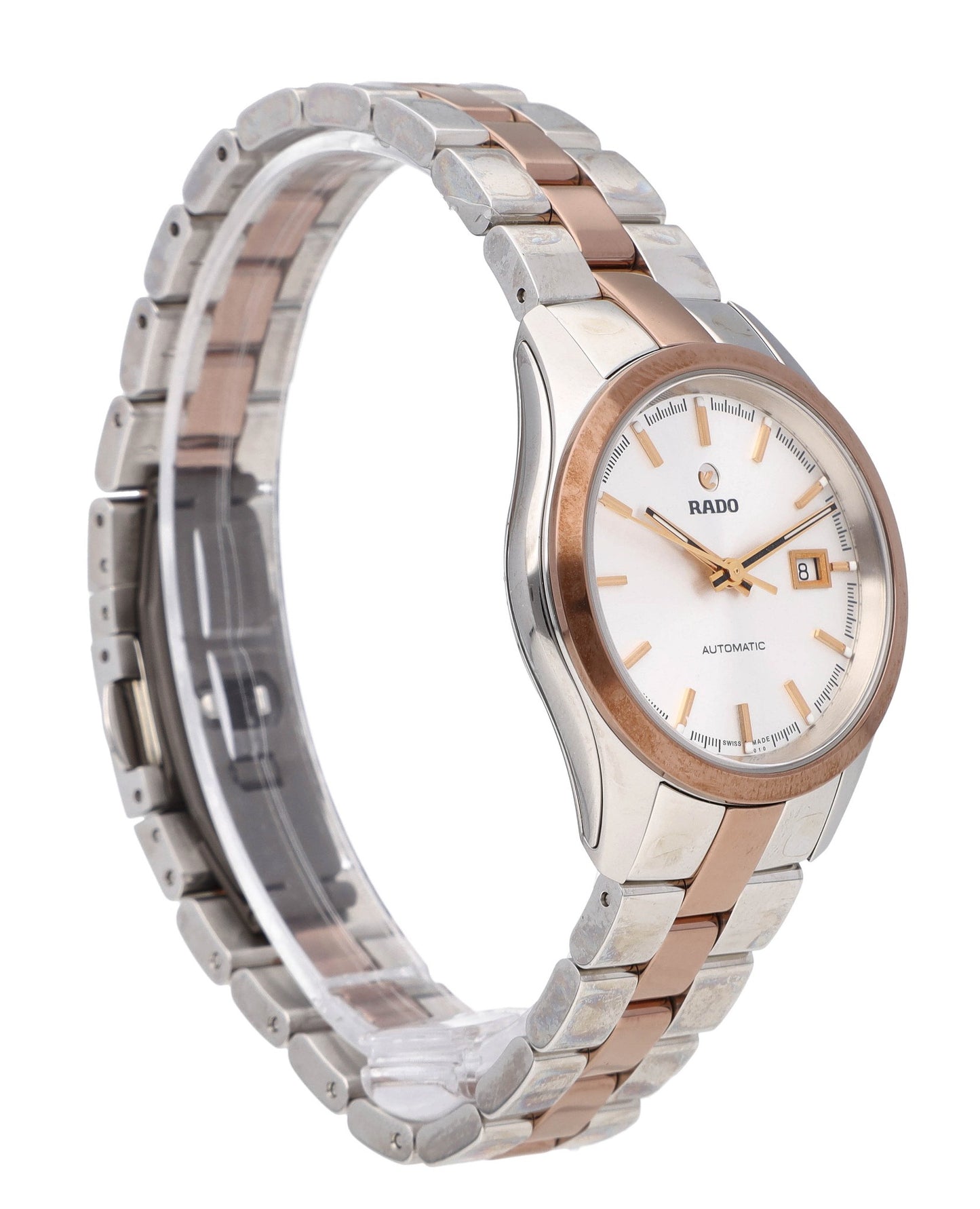 Rado Hyperchrome 30.6mm Automatic Two-tone Silver Dial Ladies Watch R32087102