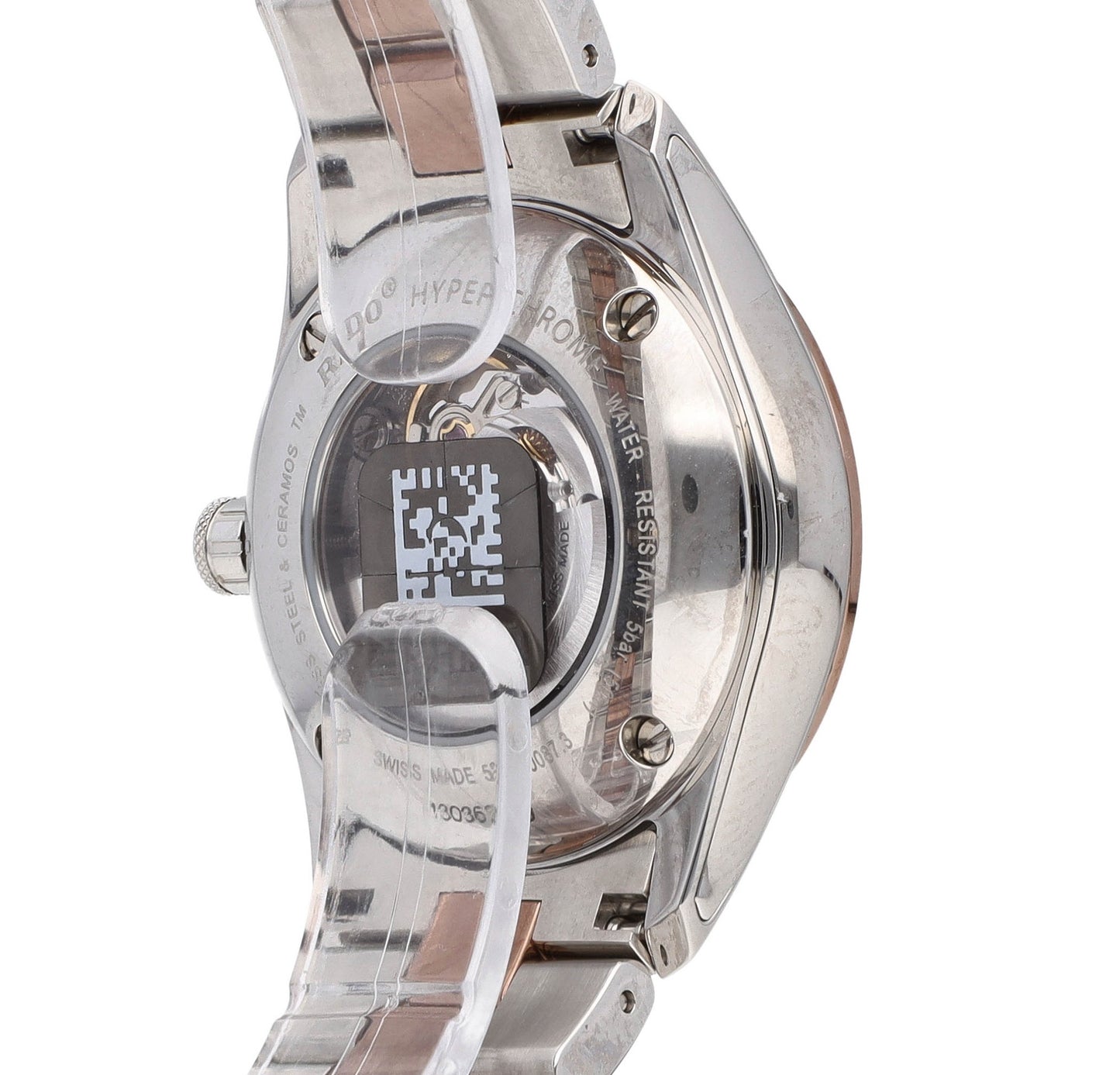 Rado Hyperchrome 30.6mm Automatic Two-tone Silver Dial Ladies Watch R32087102
