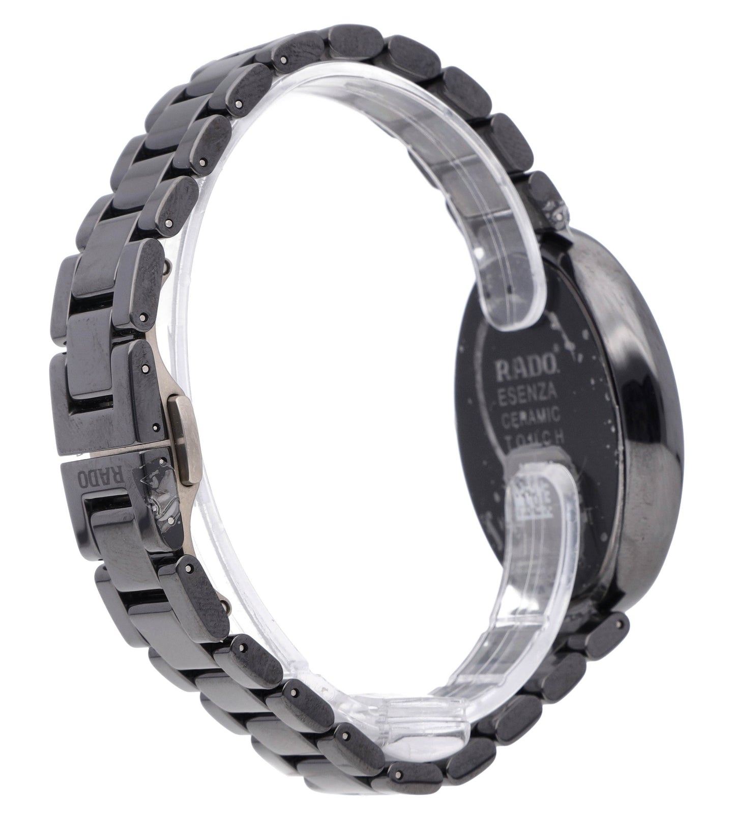 Rado Esenza Touch 34mm Quartz Black Diamond Dial Ceramic Ladies Watch R53093712