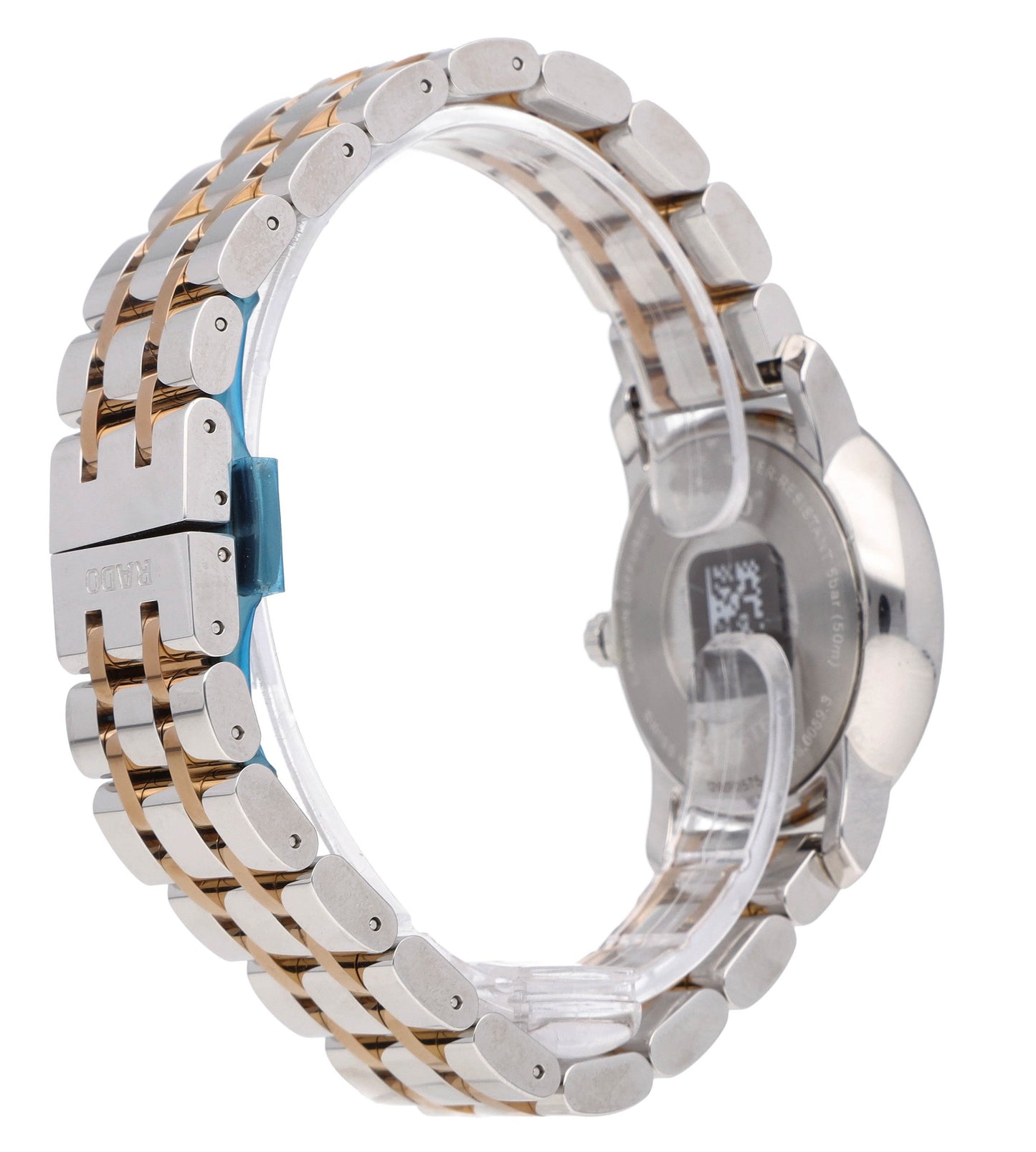Rado DiaMaster Quartz 33mm Two-Tone Silver Dial Ladies Watch R14089103