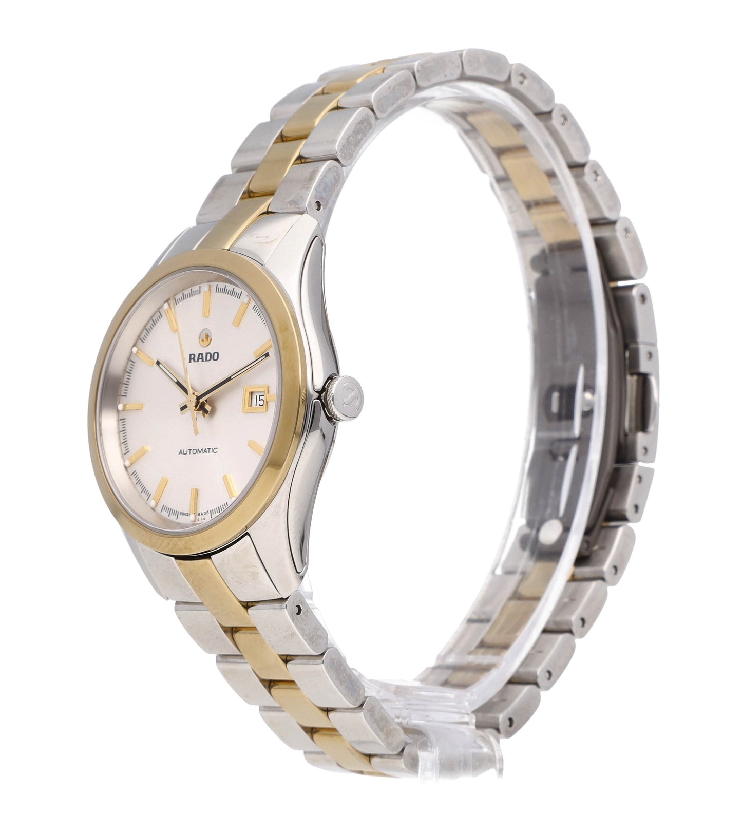 Rado Hyperchrome 30.6mm Automatic Two-tone Silver Dial Ladies Watch R32088102
