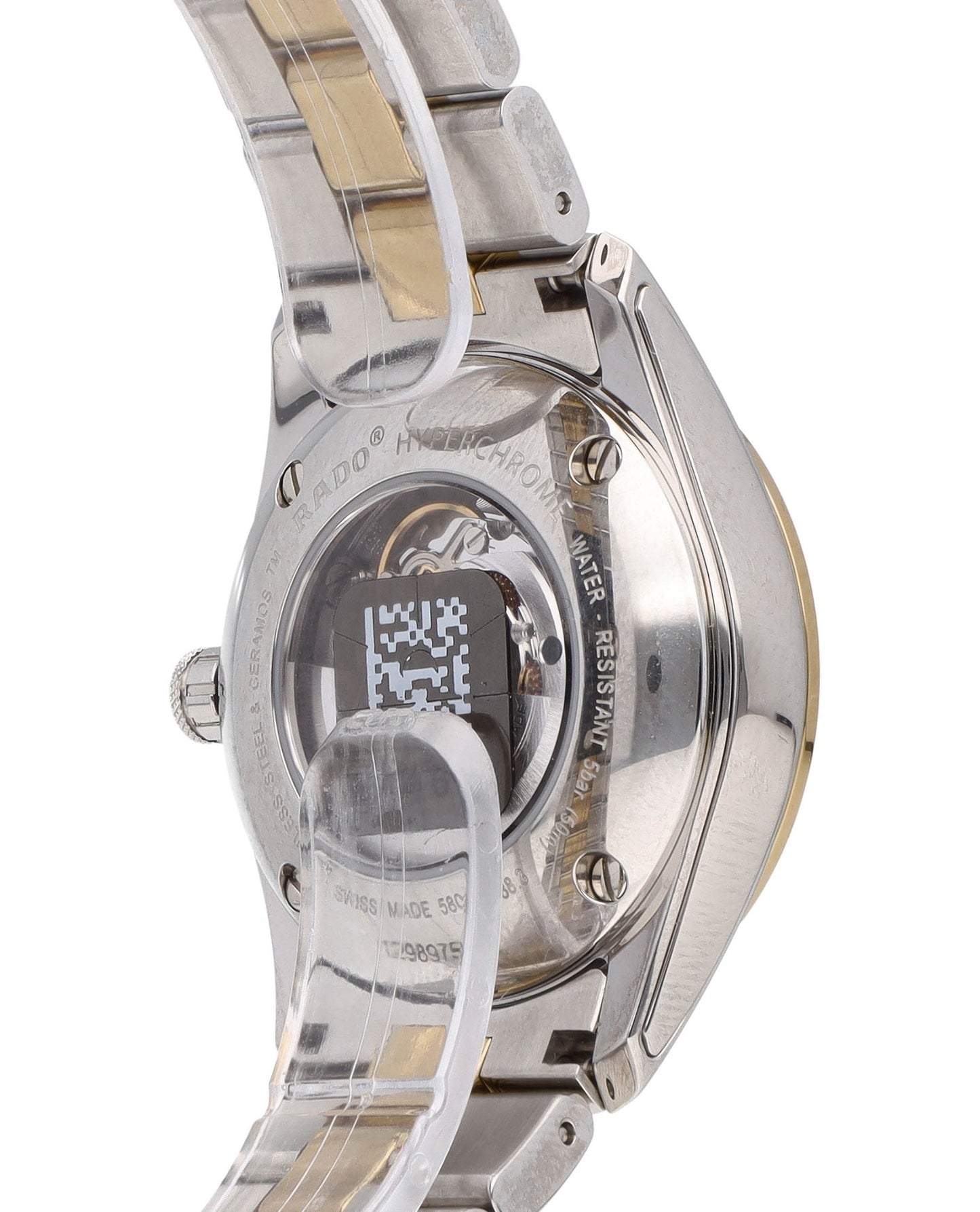 Rado Hyperchrome 30.6mm Automatic Two-tone Silver Dial Ladies Watch R32088102