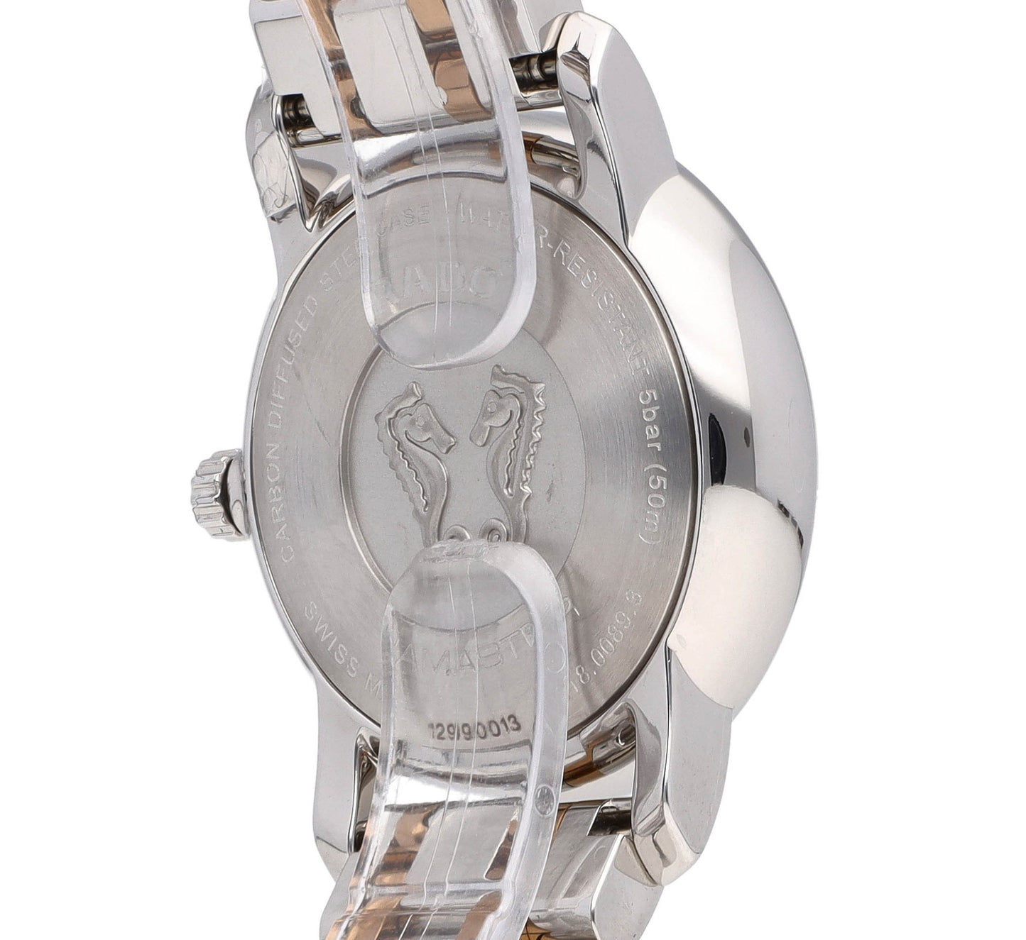 Rado DiaMaster Quartz 33mm Two-Tone Black Dial Ladies Watch R14089163