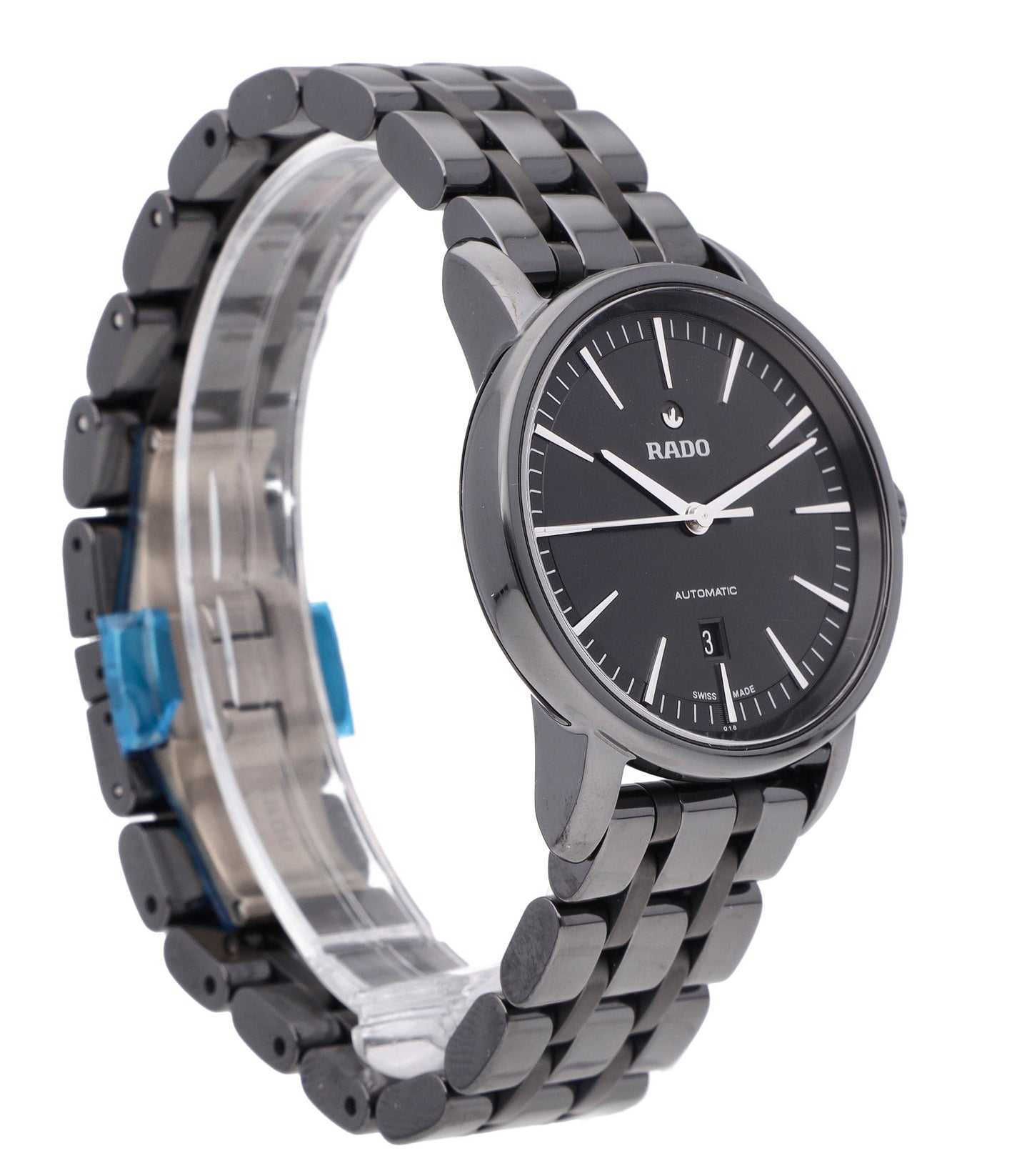 Rado DiaMaster Automatic 33mm Ceramic Black Dial Ladies Watch R14043182