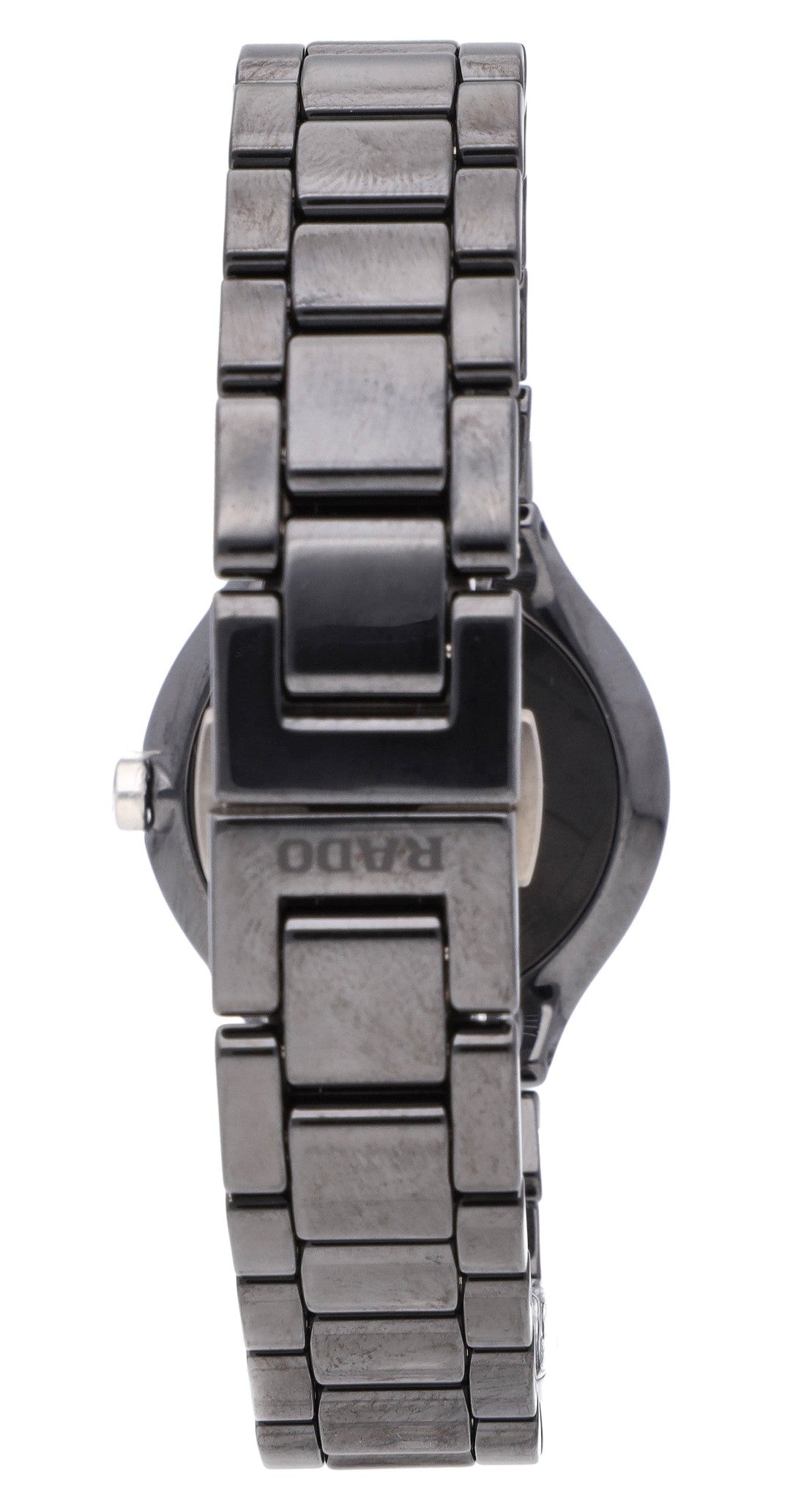 Rado True Thinline 31.5mm Quartz Black Dial Ceramic Ladies Watch R27742162