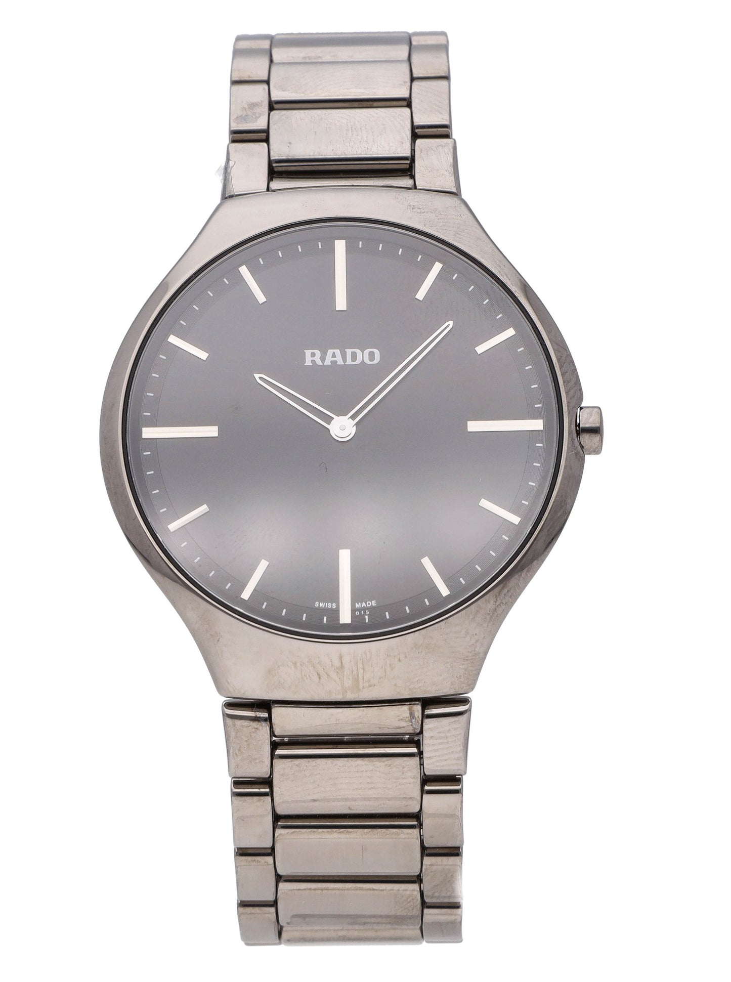 Rado True Thinline 30mm Quartz Black Dial Ceramic Ladies Watch R27956152