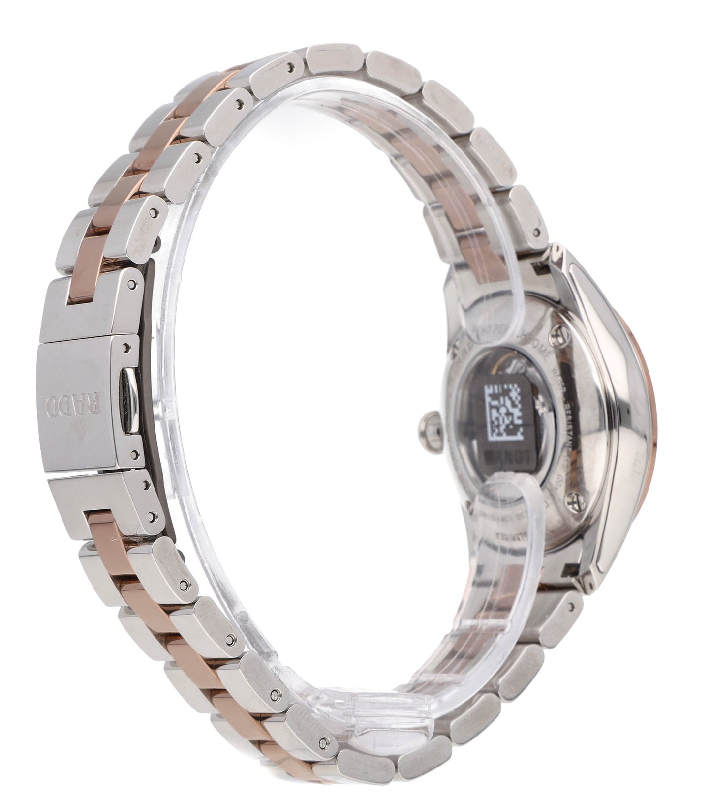 Rado Hyperchrome 30.6mm Auto Two-Tone White Diamond Dial Ladies Watch R32087902