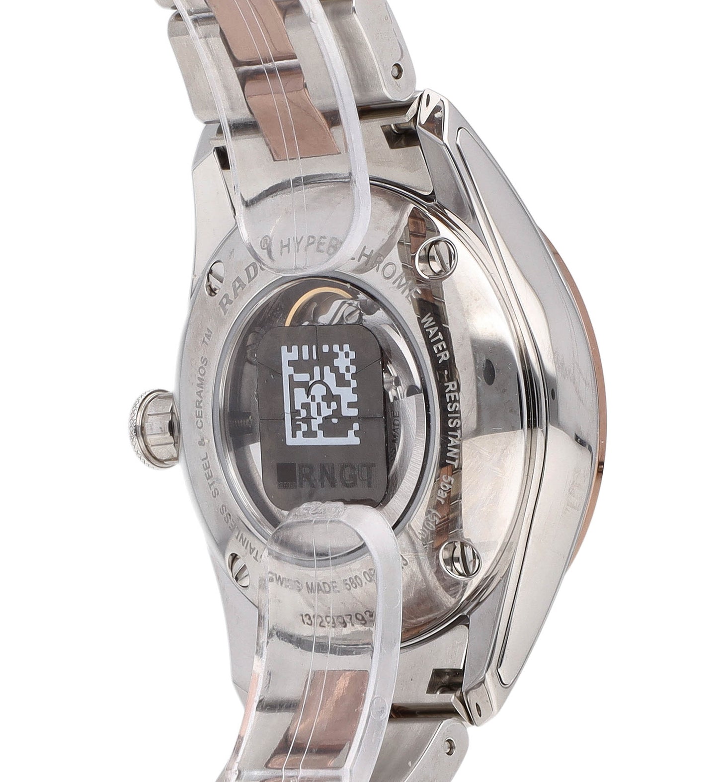 Rado Hyperchrome 30.6mm Auto Two-Tone White Diamond Dial Ladies Watch R32087902