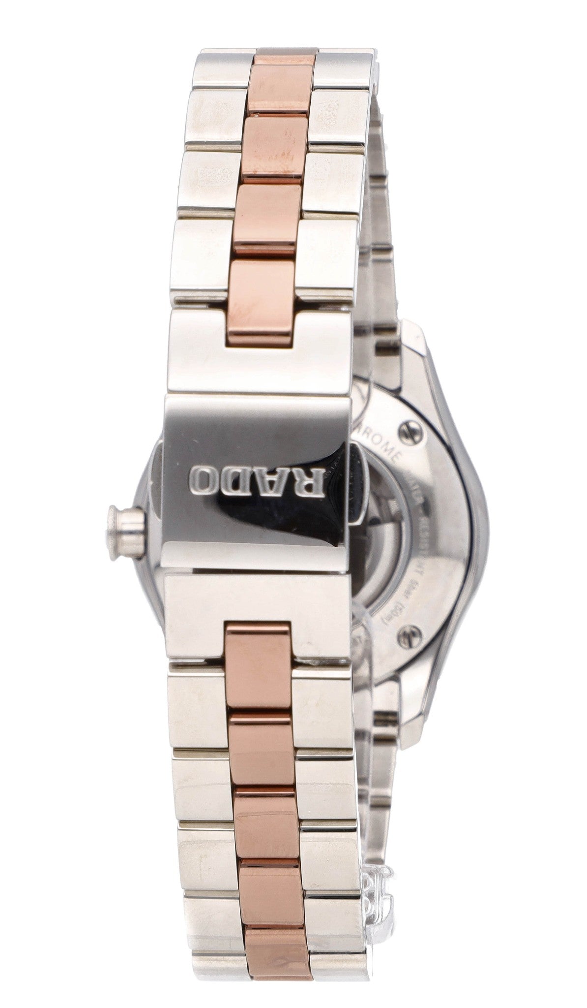 Rado Hyperchrome 30.6mm Auto Two-Tone White Diamond Dial Ladies Watch R32087902