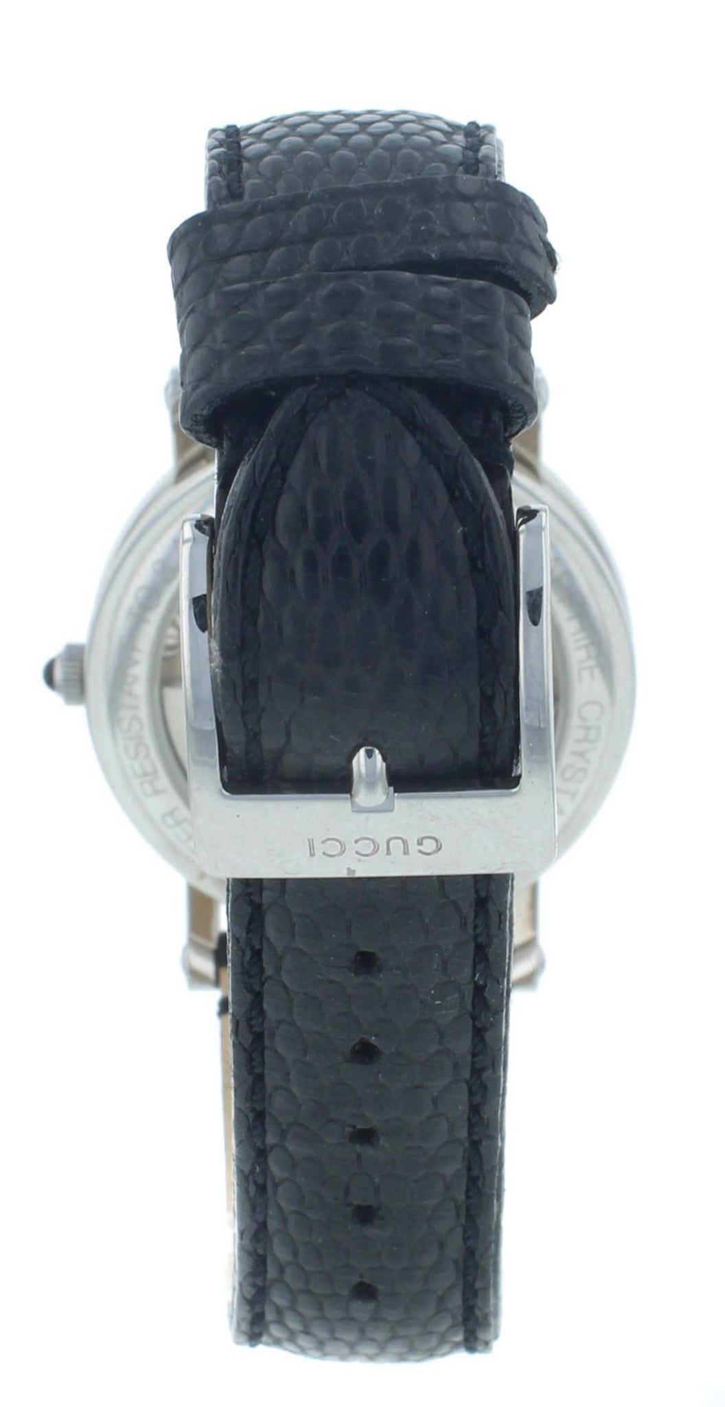 Pre-Owned Gucci 7400 Automatic Steel 34mm Silver Dial Black Strap Unisex Watch