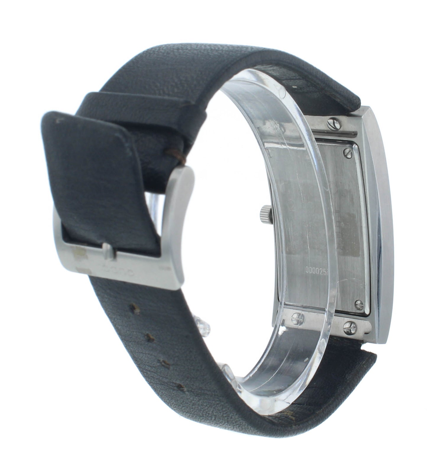 Pre-Owned Gucci 2400L 22mm Quartz Black Dial Black Strap Ladies Watch