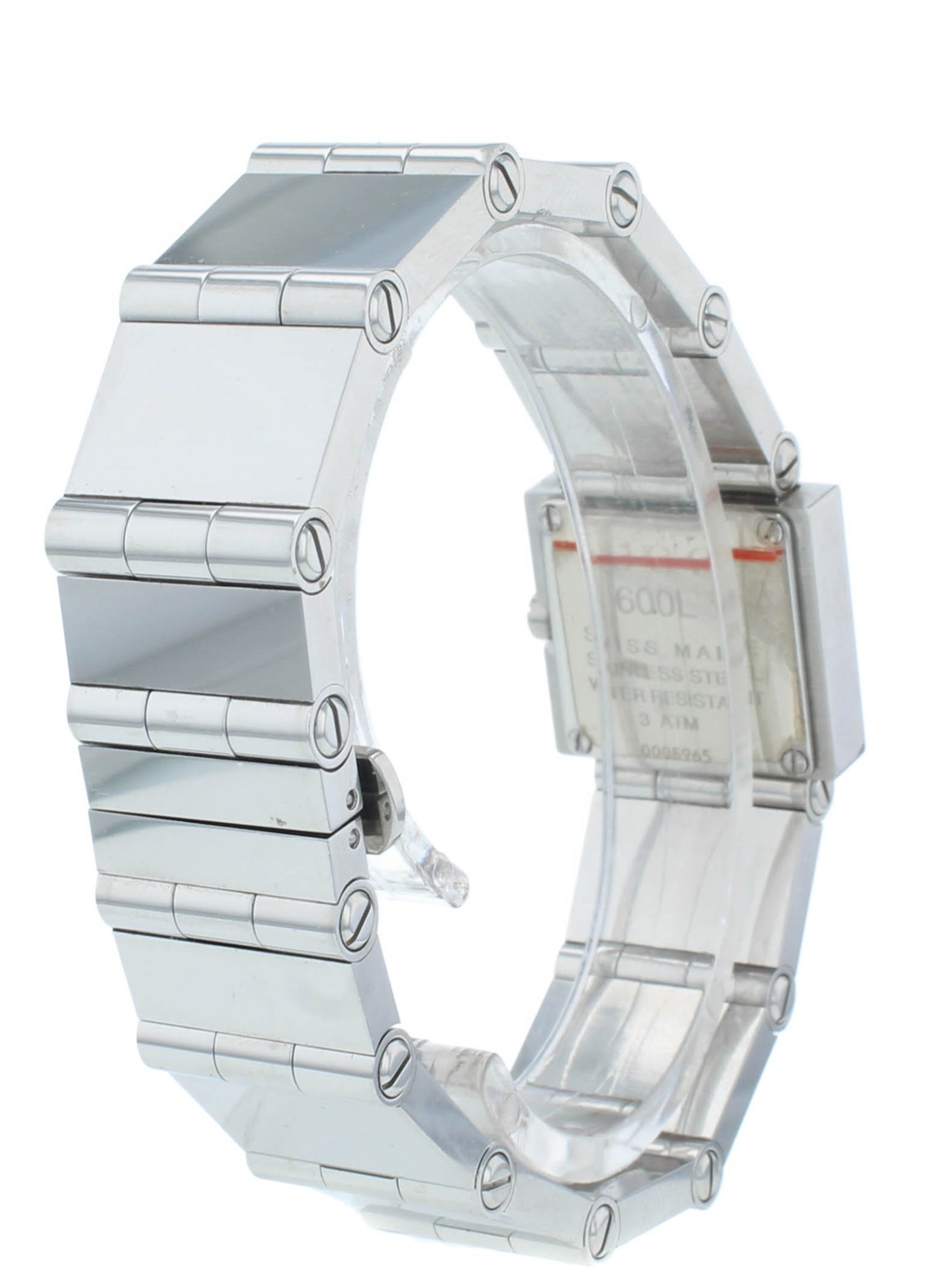 Gucci Small Quartz Stainless Steel Silver Dial 21mm Ladies Watch 600L